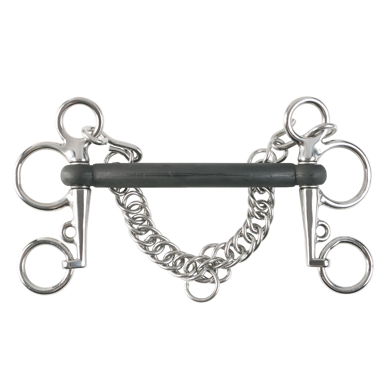 bit aufbewahrung gummi Stangen-Pelham Gummi-Gebiss Schwarz 105 mm – horze