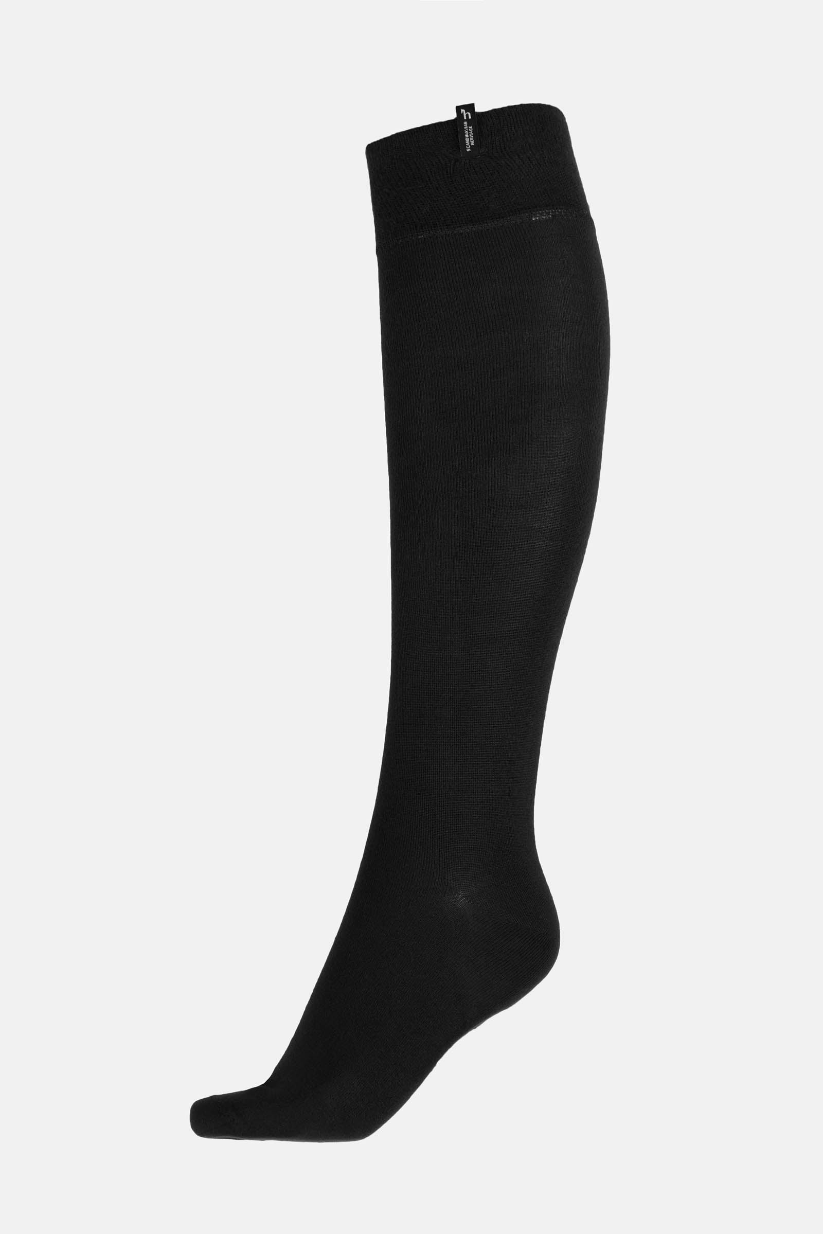 Bambus-Reitsocken Schwarz 35-38  horze