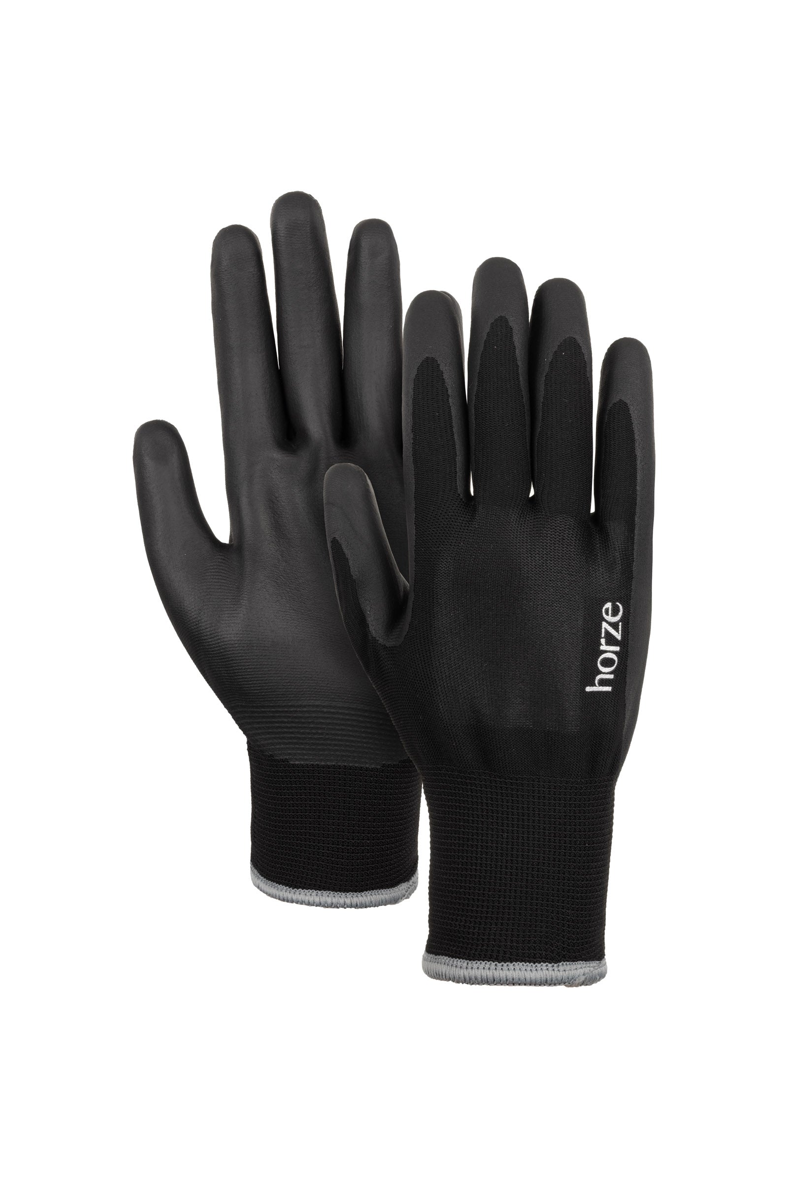 Horze Winter Arbeitshandschuhe – Reithandschuhe, Schwarz – horze