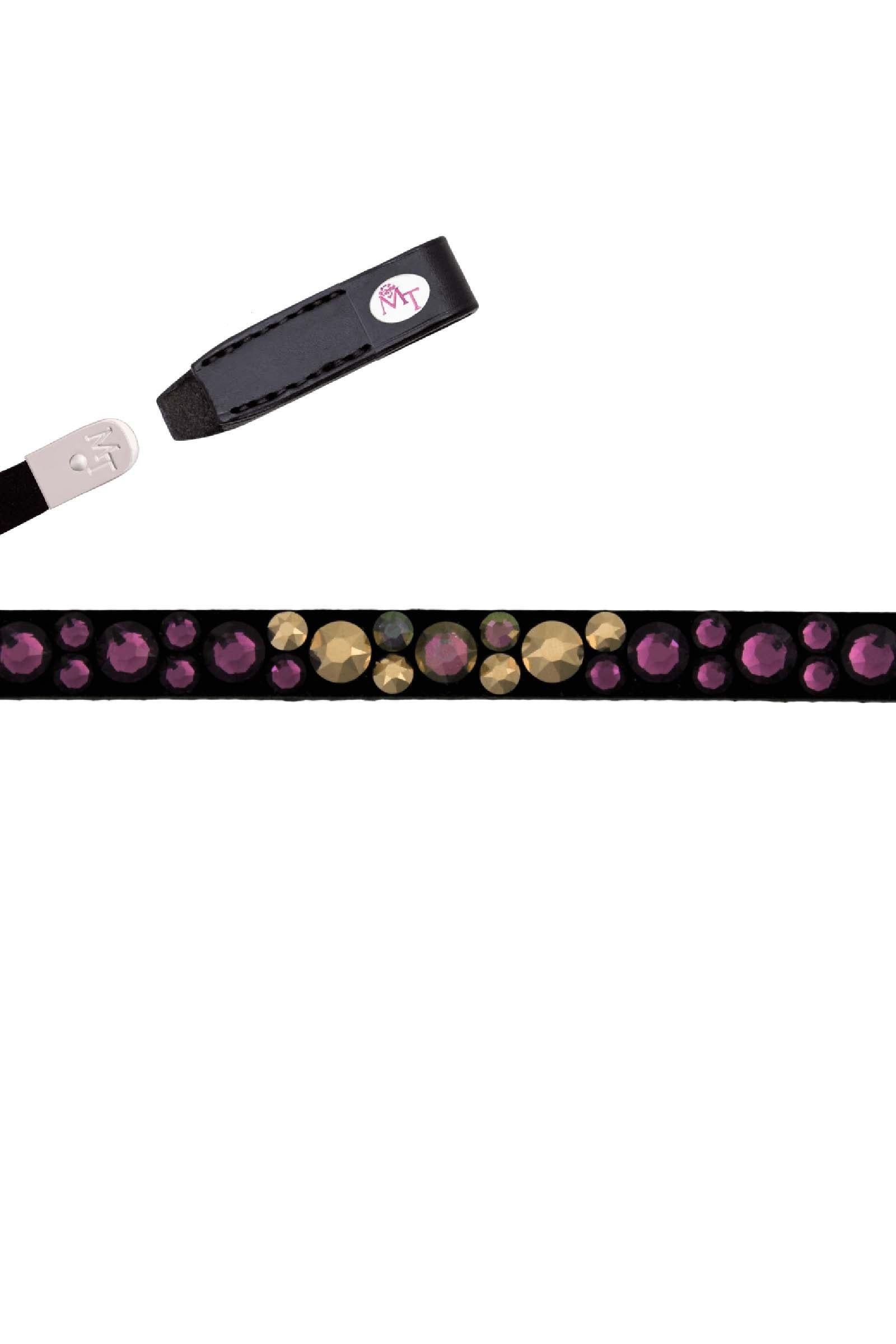 Magic Tack Deep Berry Bling Classic Stirnriemen Dark Berry Red P