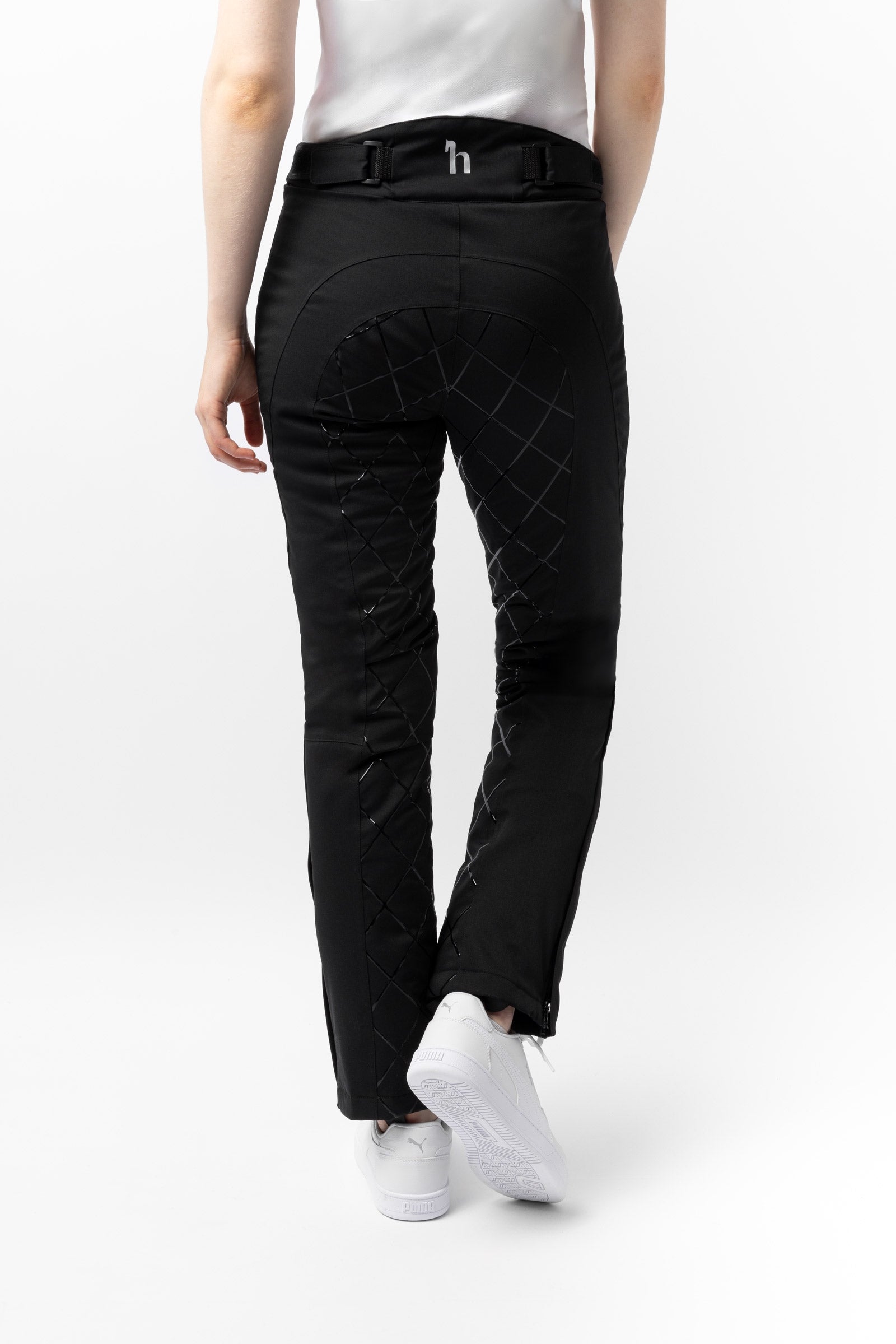 Vollbesatz Reithose Damen Cwell Silikon Reithose Mit Handytasche - Bequem & Praktisch Für Reiterinnen Reitleggings Elastisch