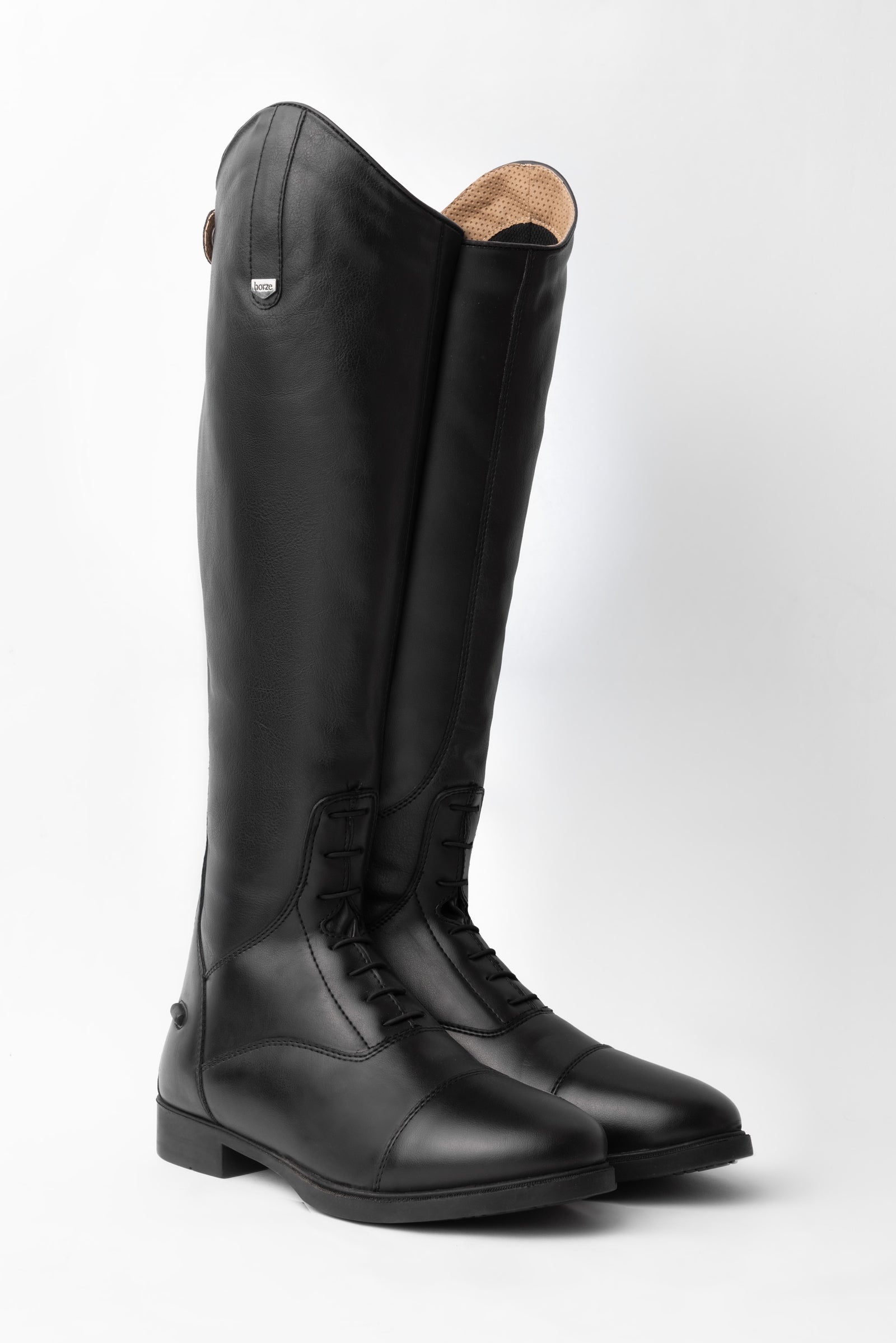 Horze Rover Reitstiefel – Schwarz, Kunstleder