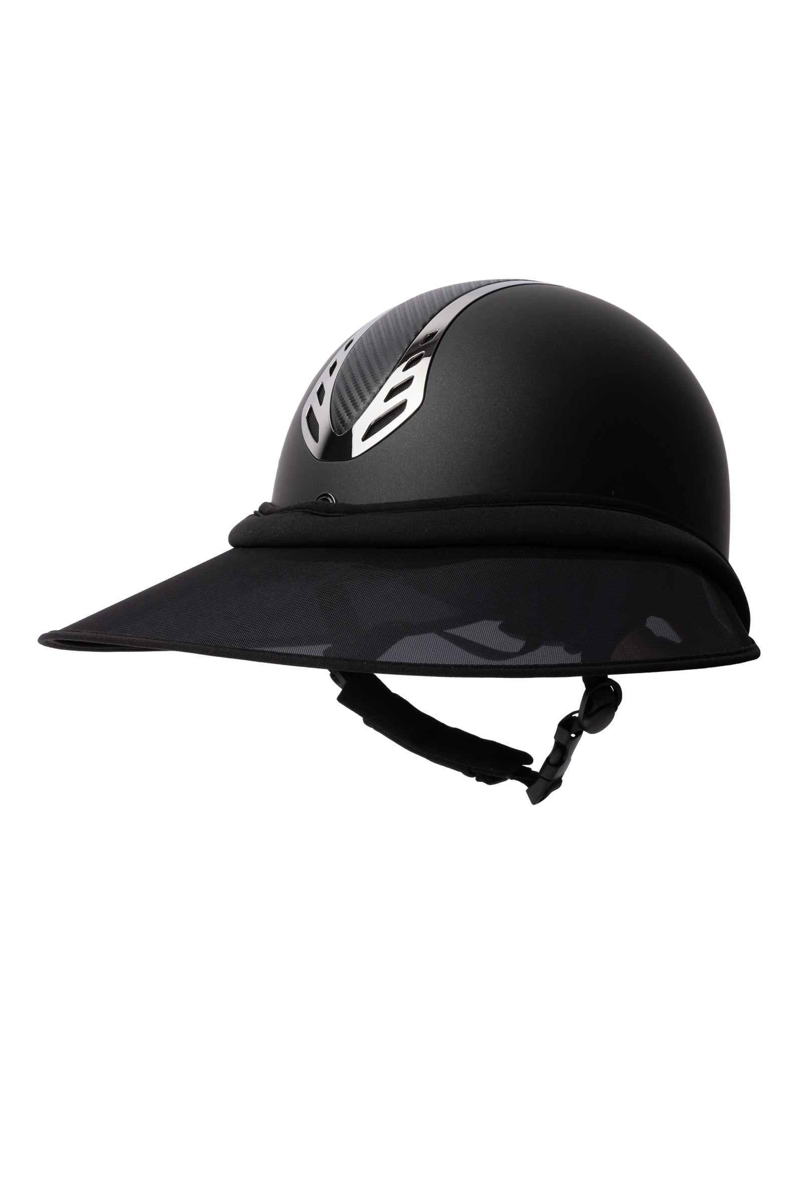 Sonnenschild für Reithelm Black Einheitsgröße – horze