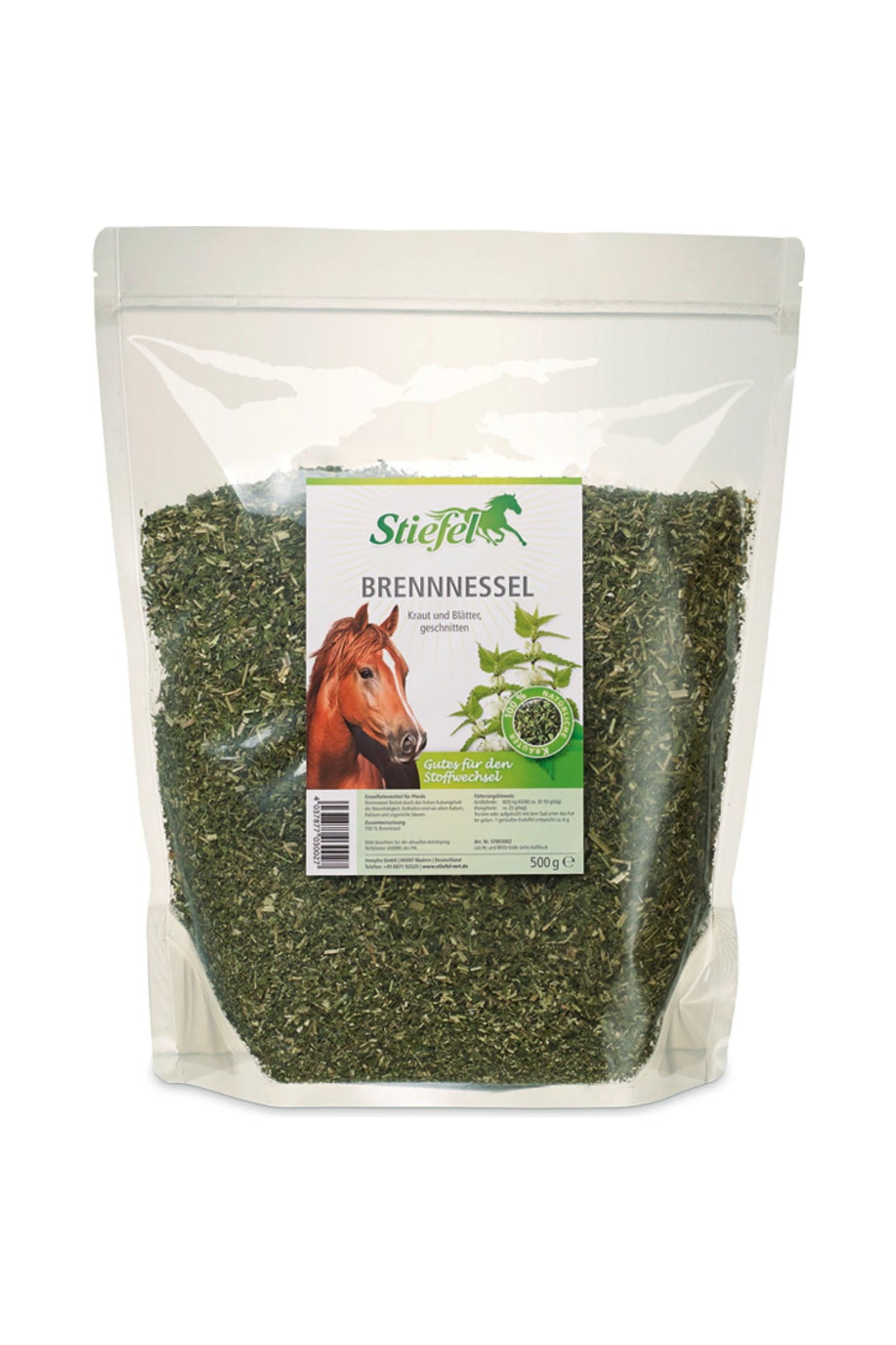 Stiefel Brennnessel geschnitten, 500g Horse Feed & Nutrition