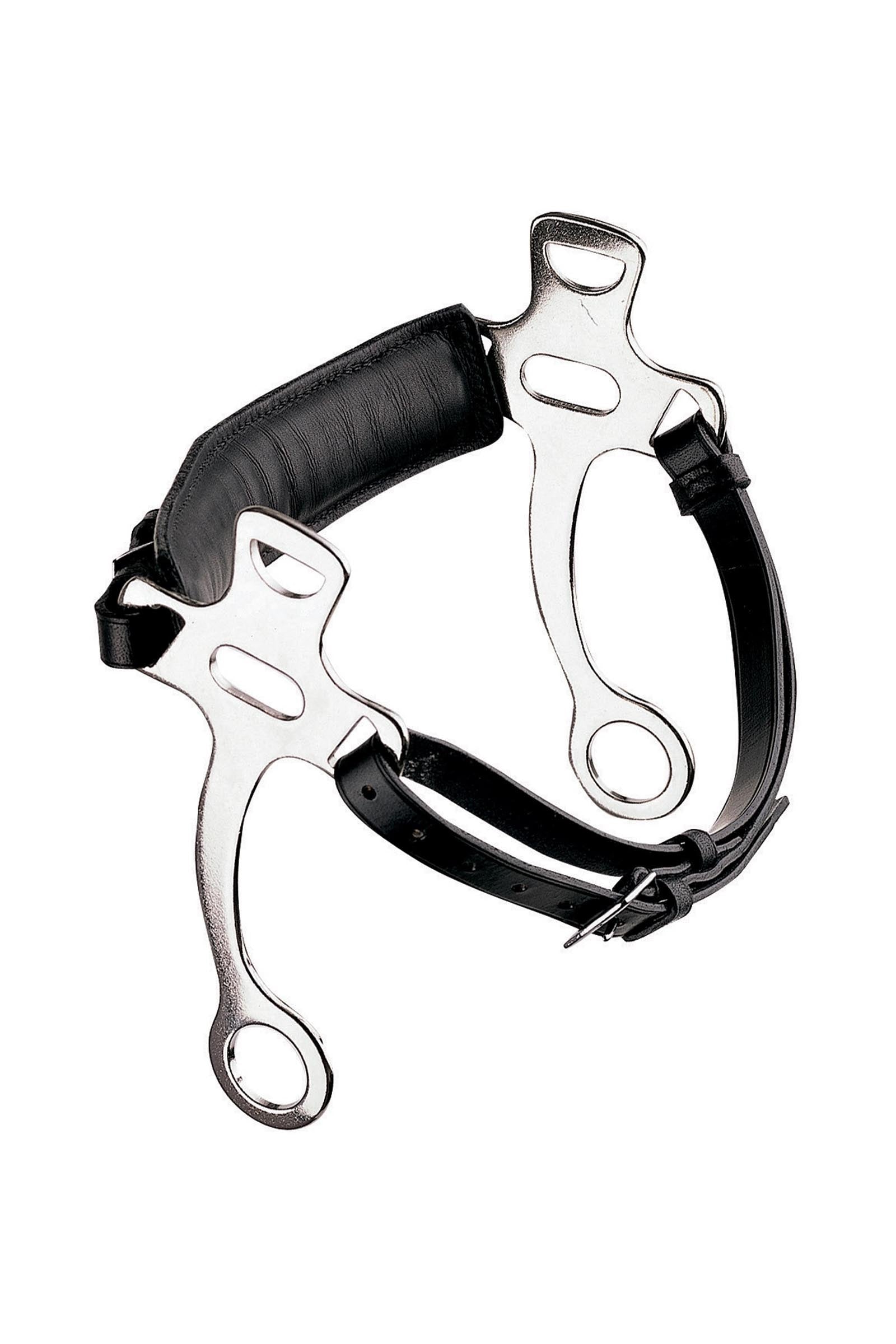 Sprenger Hackamore mit Leder Kinnriemen, Edelstahl Anzüge 21 cm Gebisse