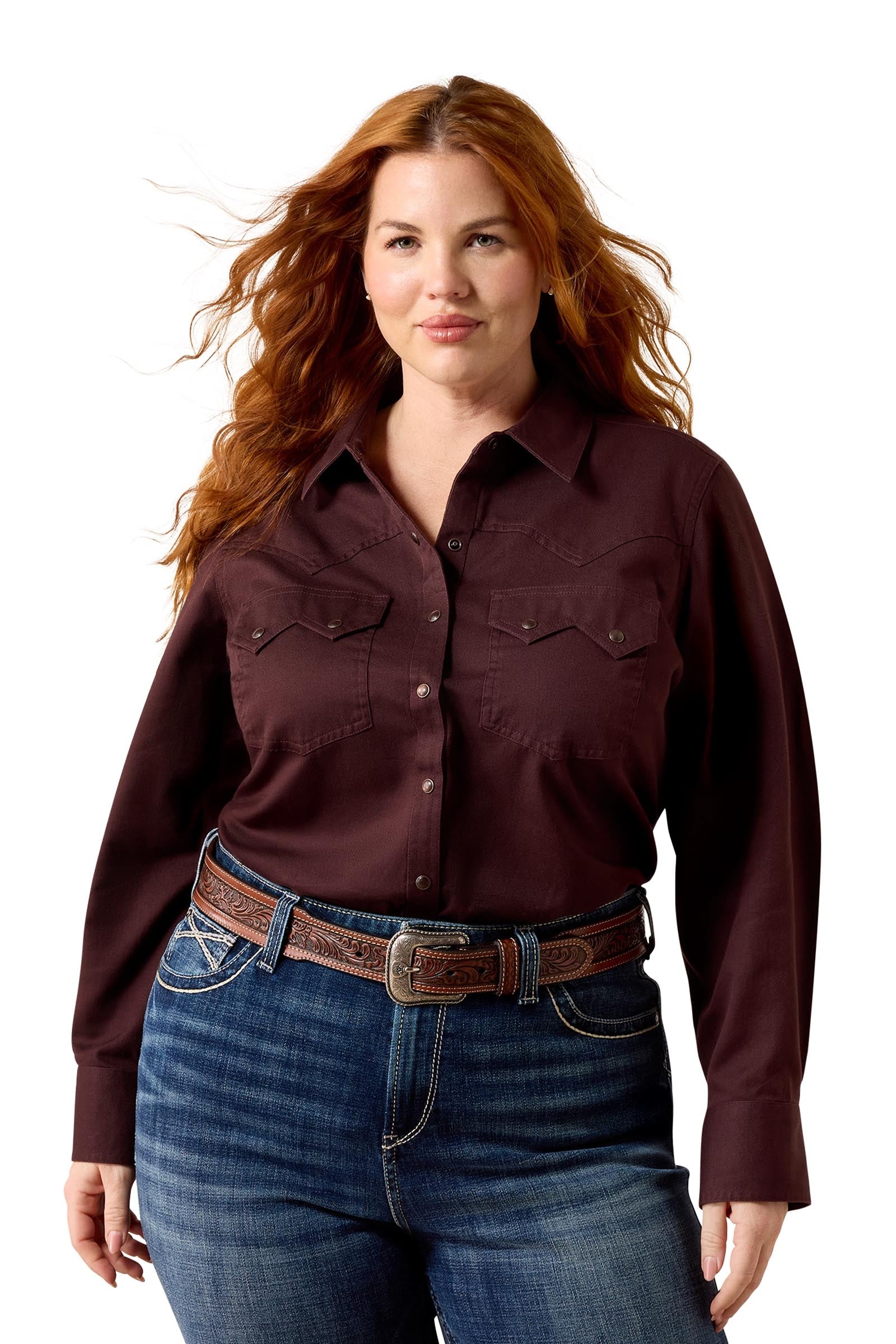 Ariat Womens Earthbound Western Snap Shirt Women’s Riding Clothing