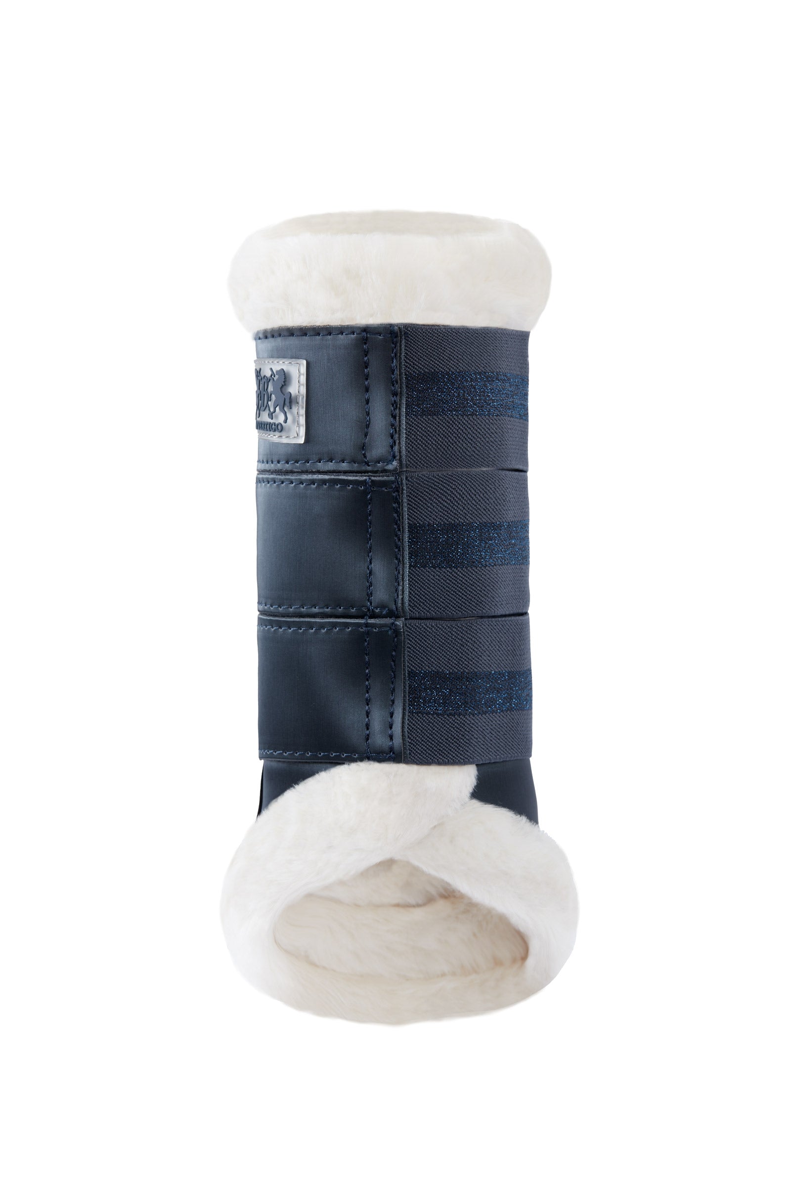 B Vertigo Drew Brushing Boots wit Faux Fur Lining Leg Protection & Hoof Protection for Horses