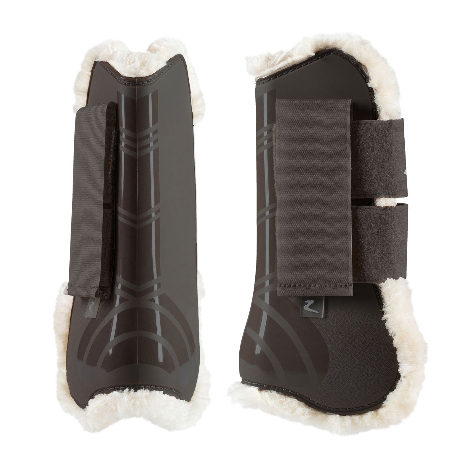 Horze Caliber Gamaschen mit Kunstfellfutter Leg Protection & Hoof Protection for Horses