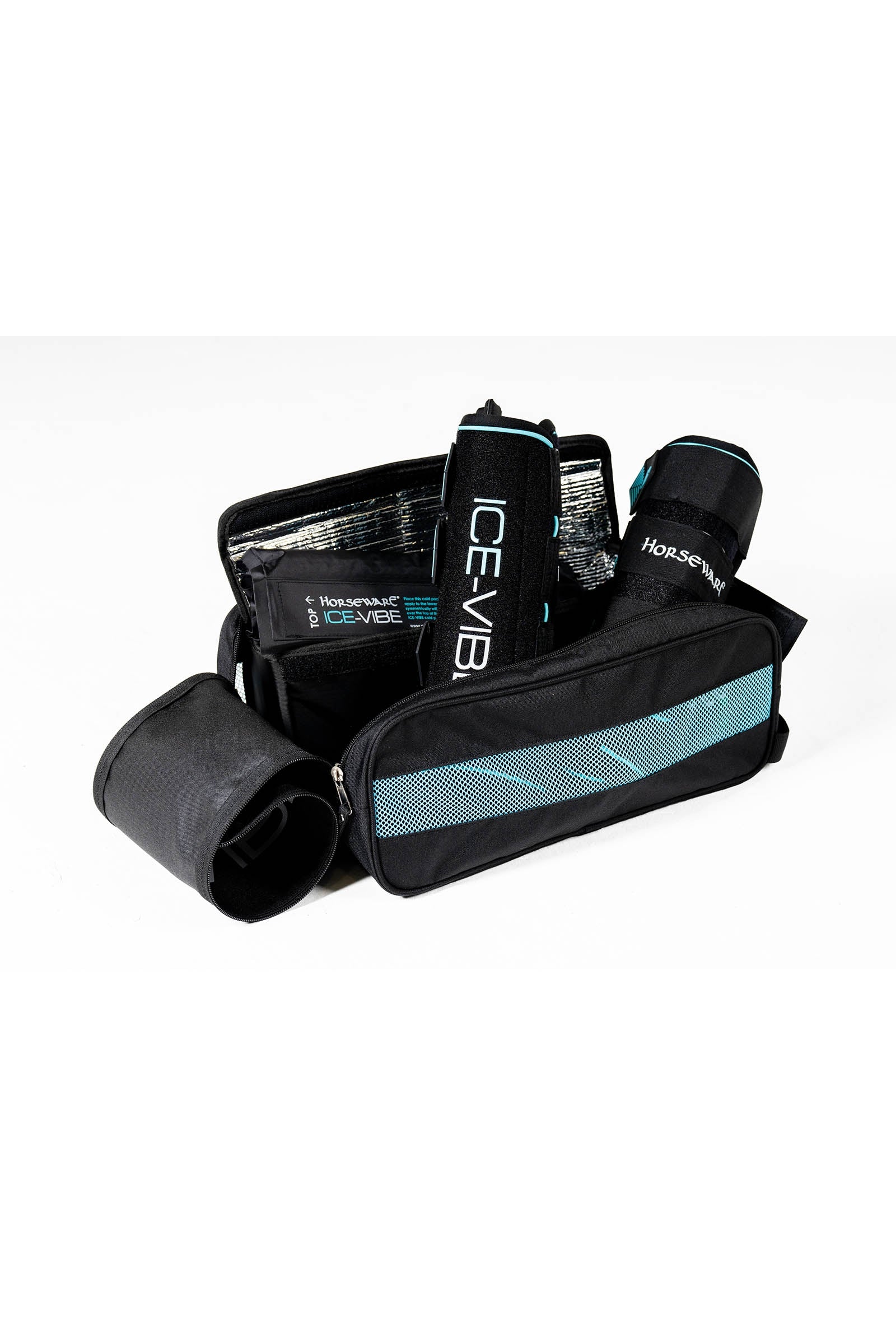 Horseware Ice-Vibe Leg Wraps (Pair) Leg Protection & Hoof Protection for Horses