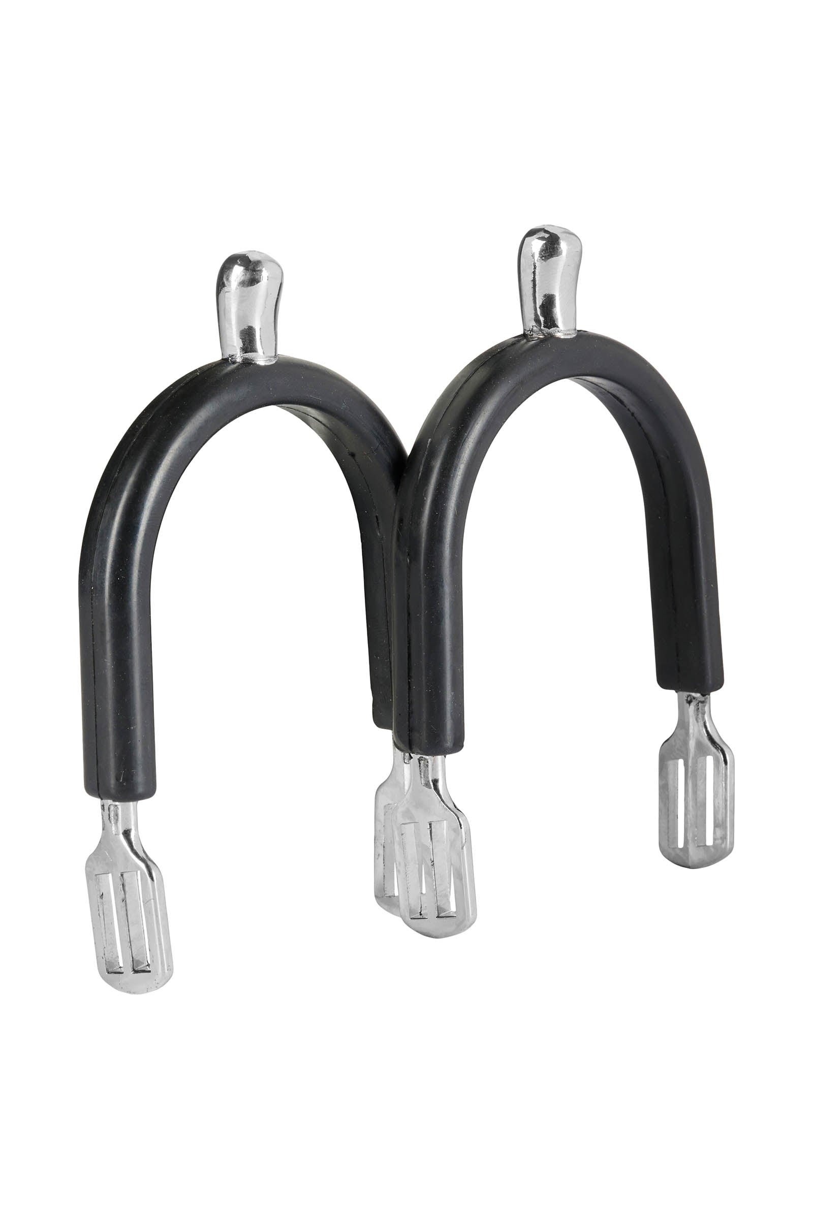 Equipage Damen Sporen, überzogen mit Gummi, inkl. Riemchen Gerten & Peitschen