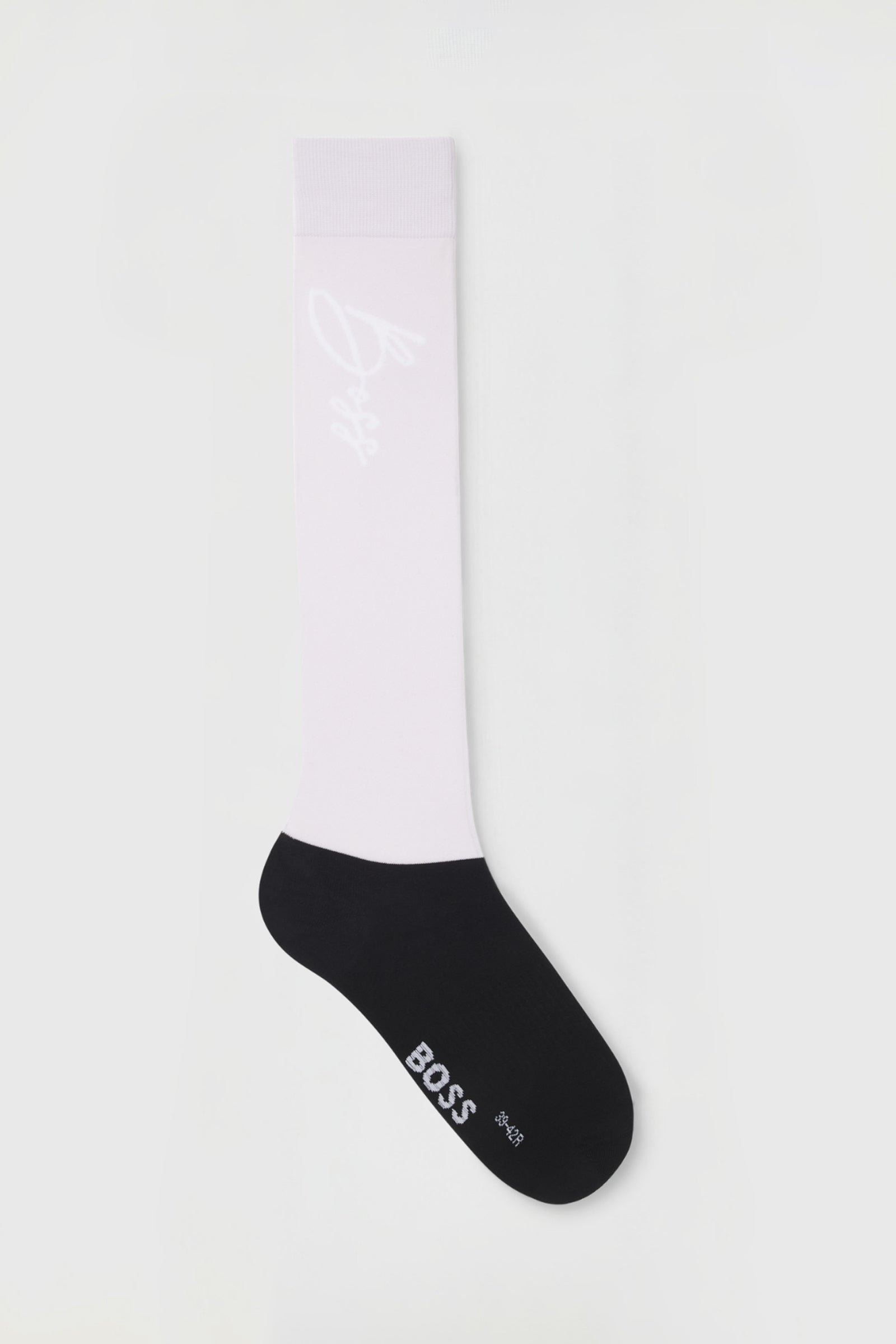 BOSS Equestrian Boss Sasha Reitsocken handgeschriebens Logo Kniestrümpfe & Reitsocken
