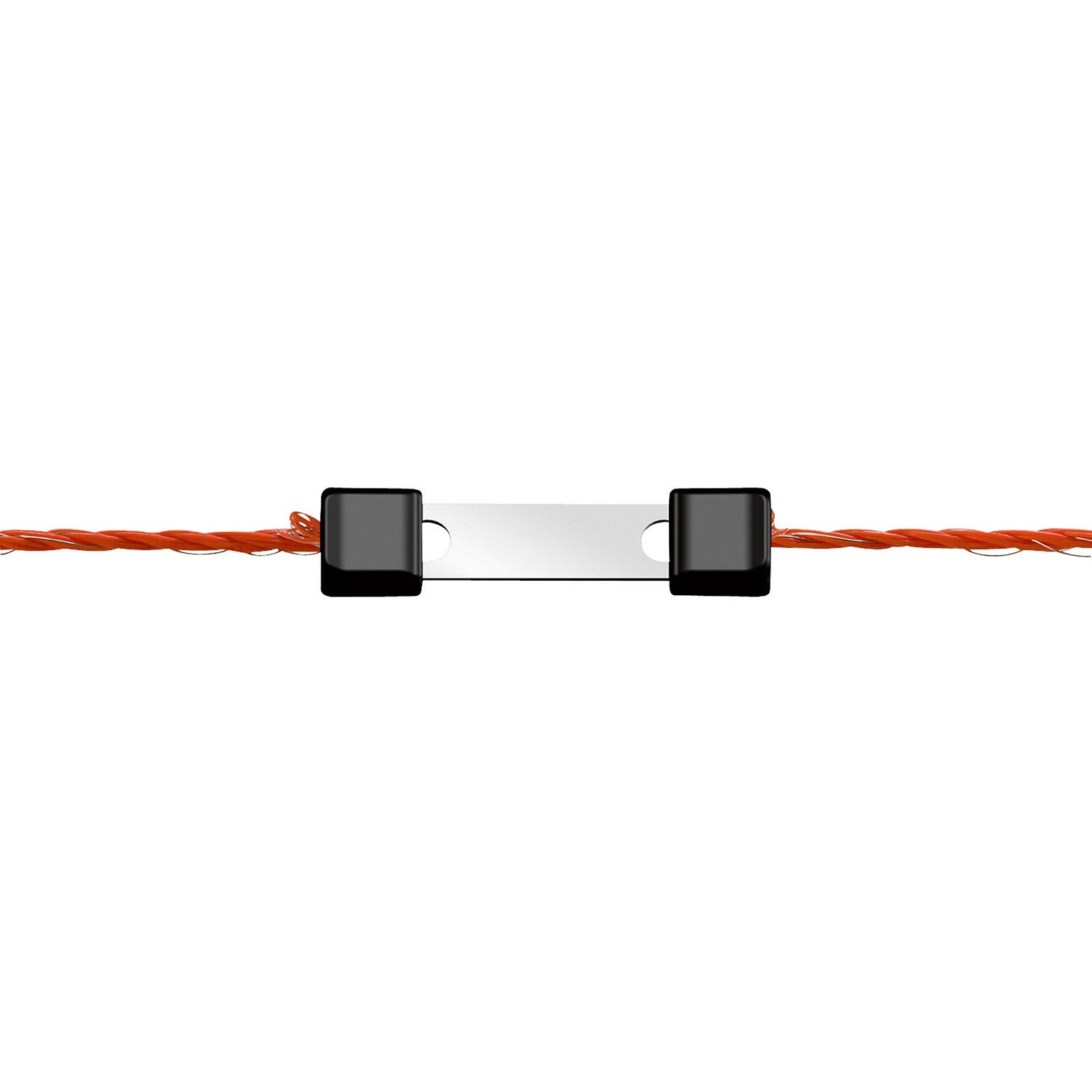 Farm Patrol Litzclip Litzenverbinder 3mm gerade, Edelstahl, 10 Stück Weidezaun