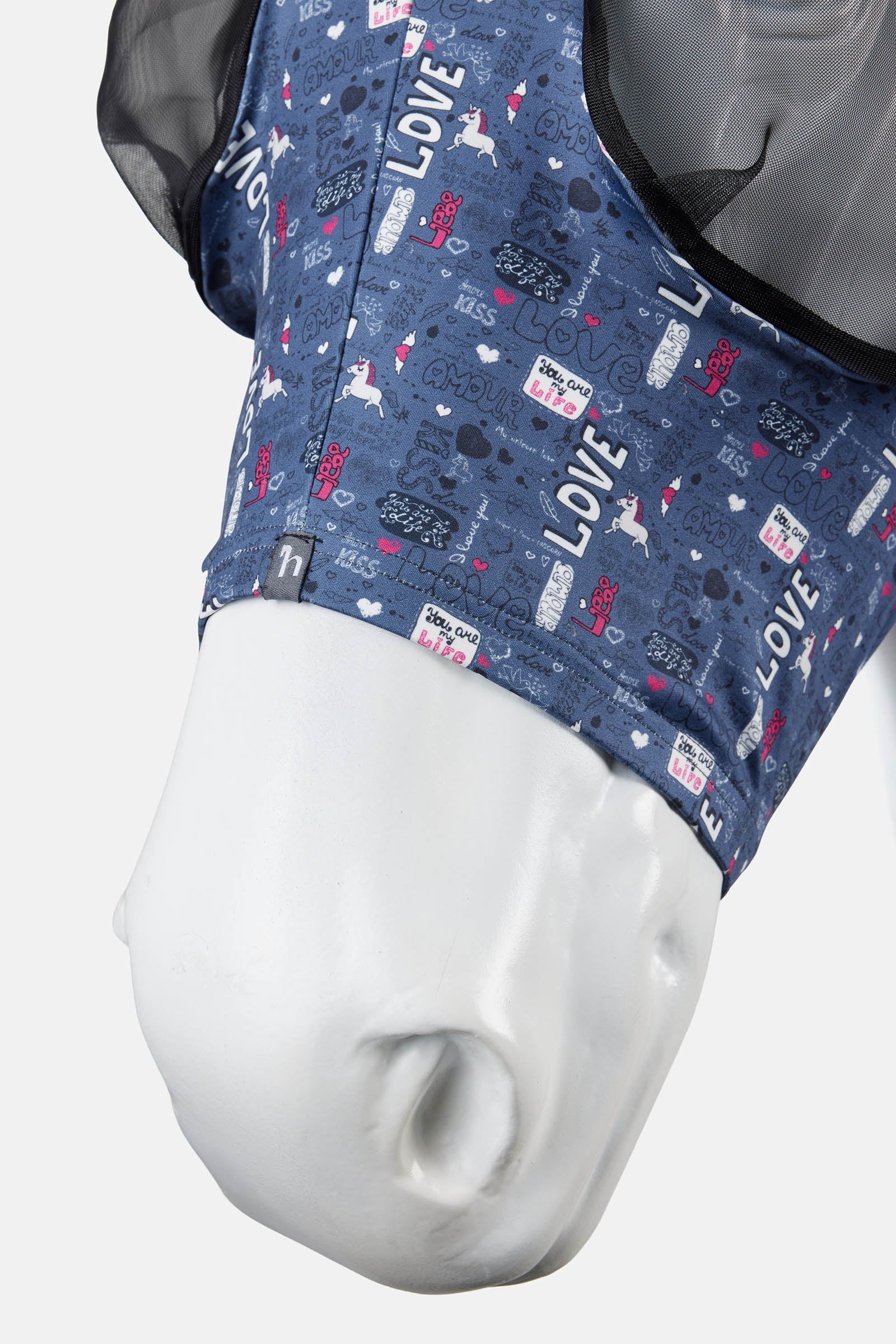 Horze Elastic Pull-On Fly Mask Antifly Protection for Horses