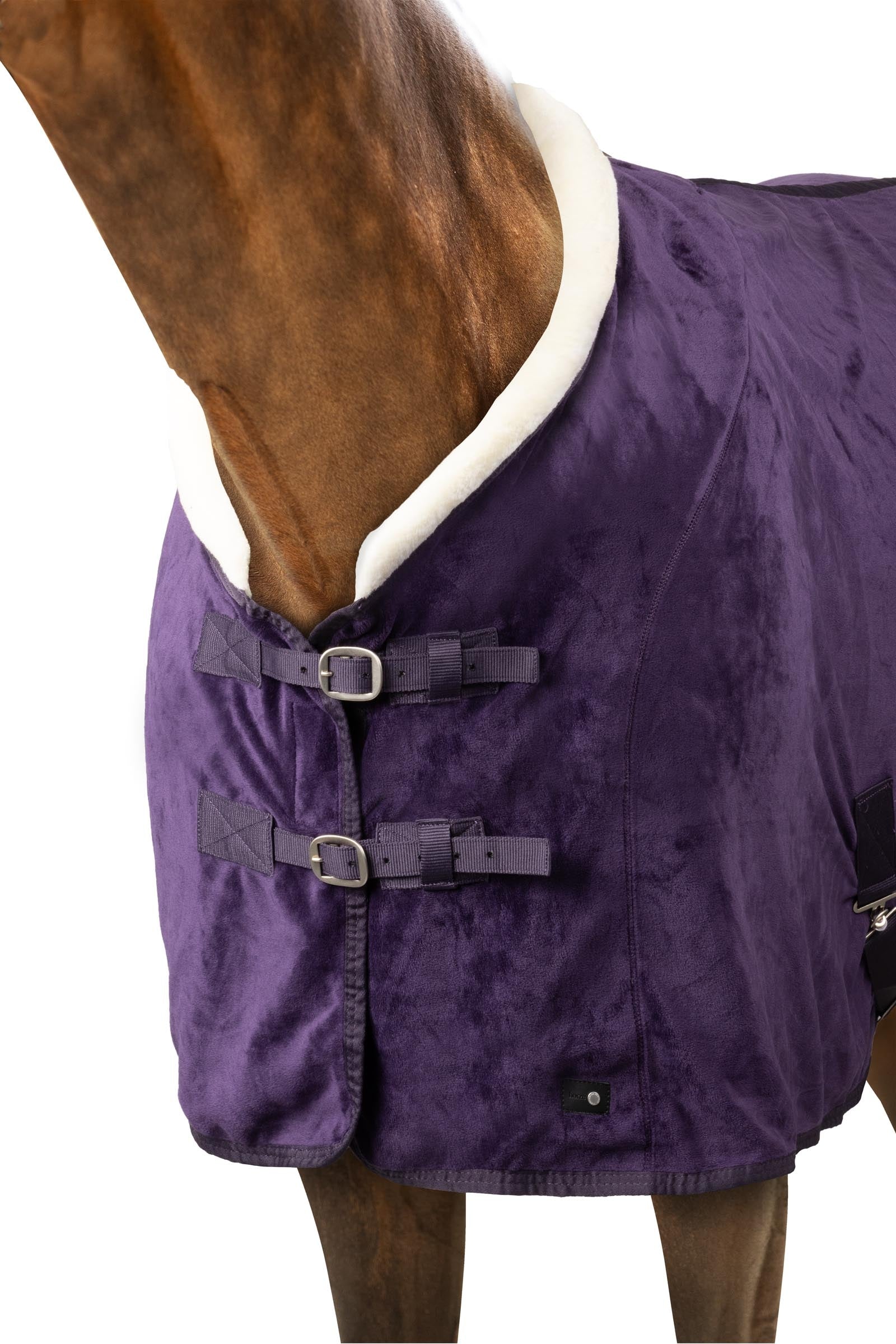 Horze Lincoln Fleece Rug with Fur Collar Horse Rugs