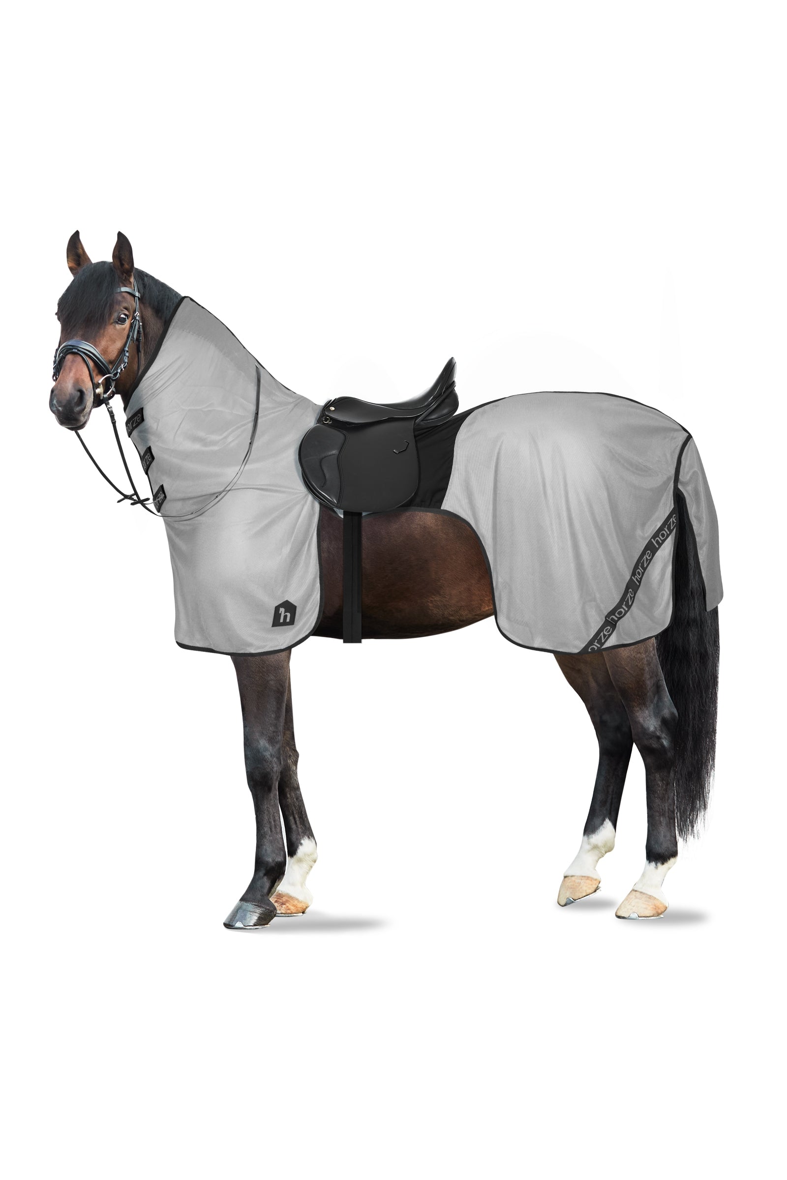 Horze Paso Fino Riding Fly Rug with Detachable Neck and UV Protection Horse Rugs