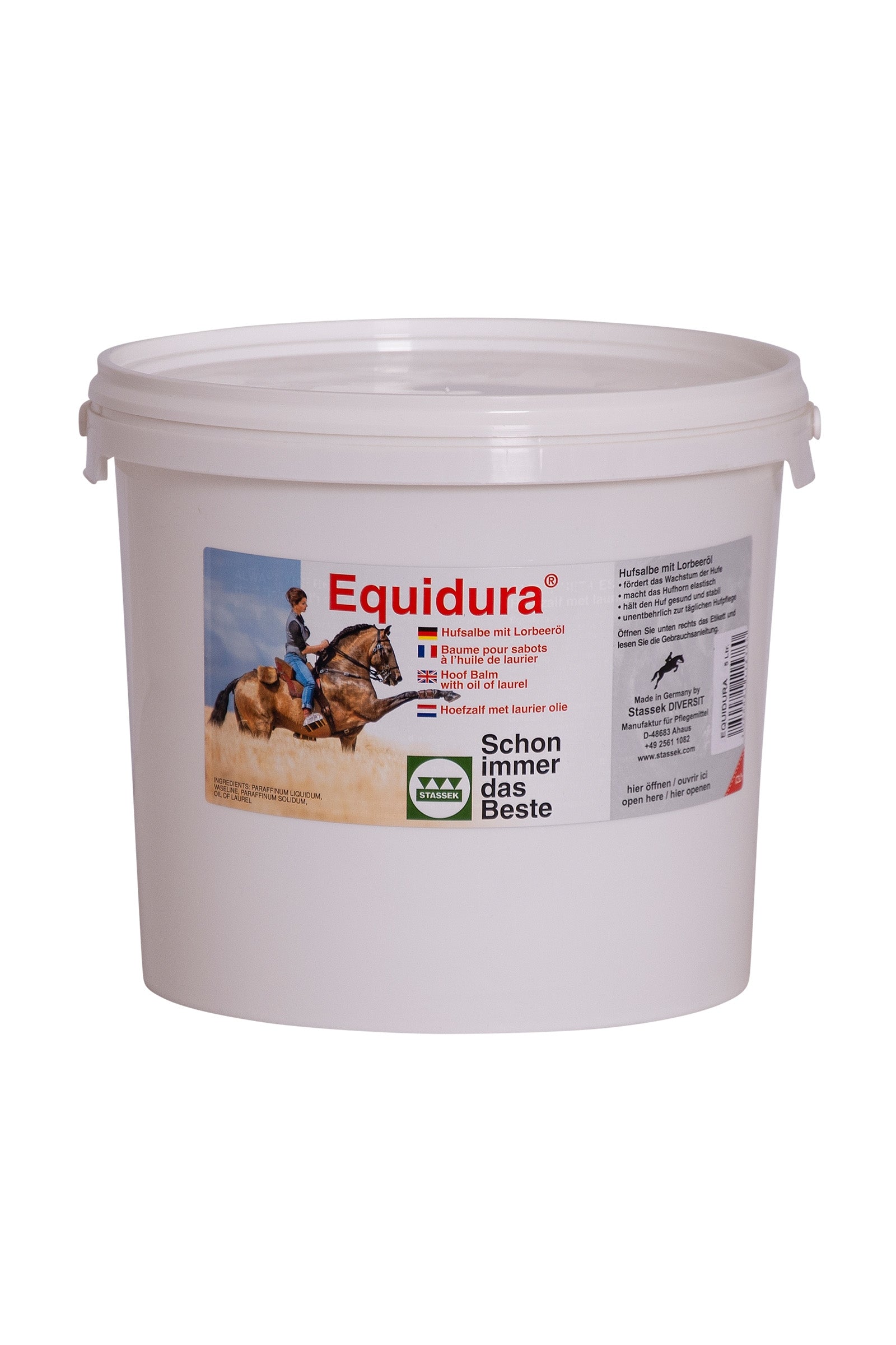 Stassek Equidura Hufsalbe, 2,5 Liter Pflege