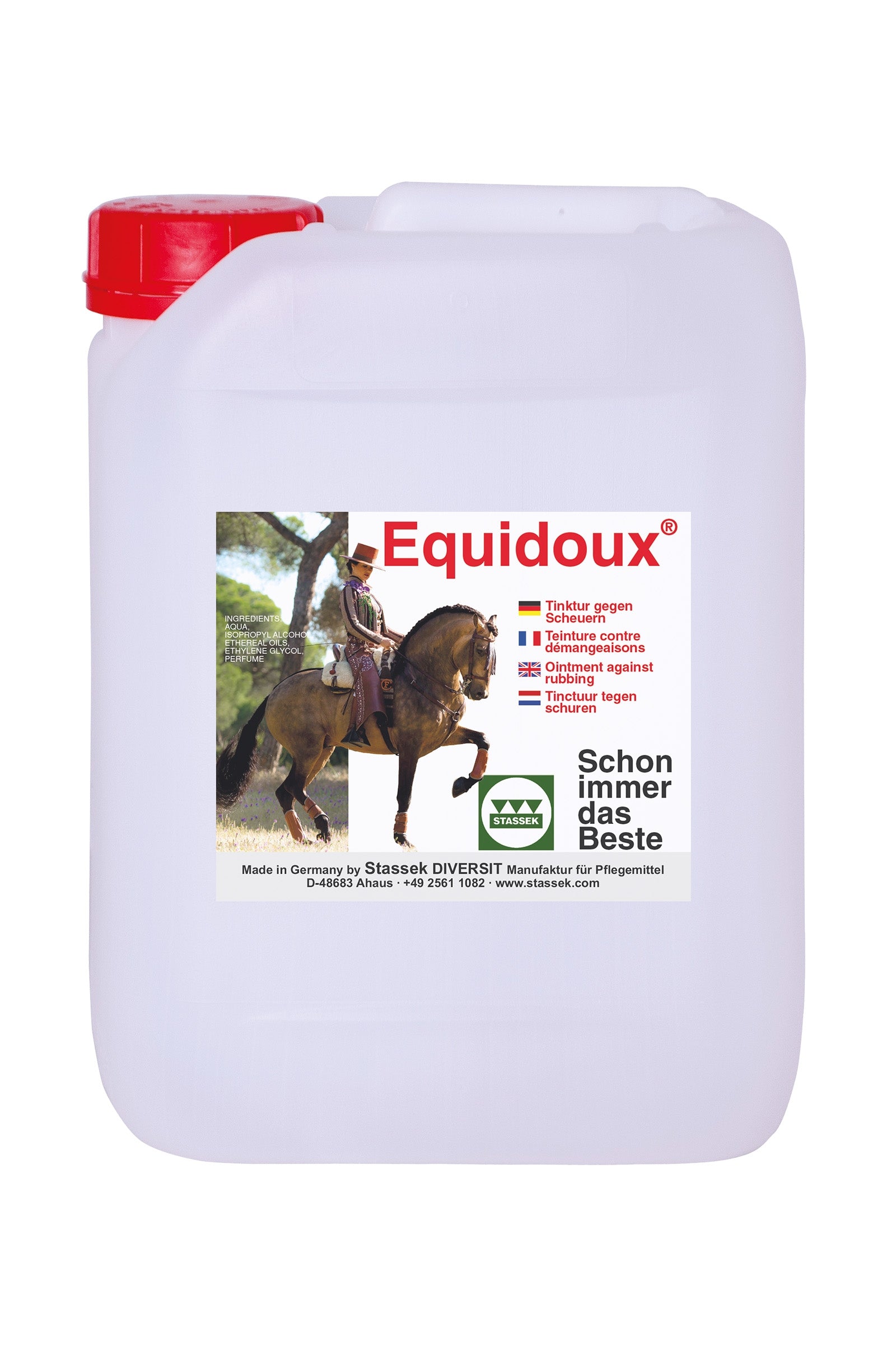 Stassek Equidoux Tinktur gegen Scheuern, 5 Liter Pflege