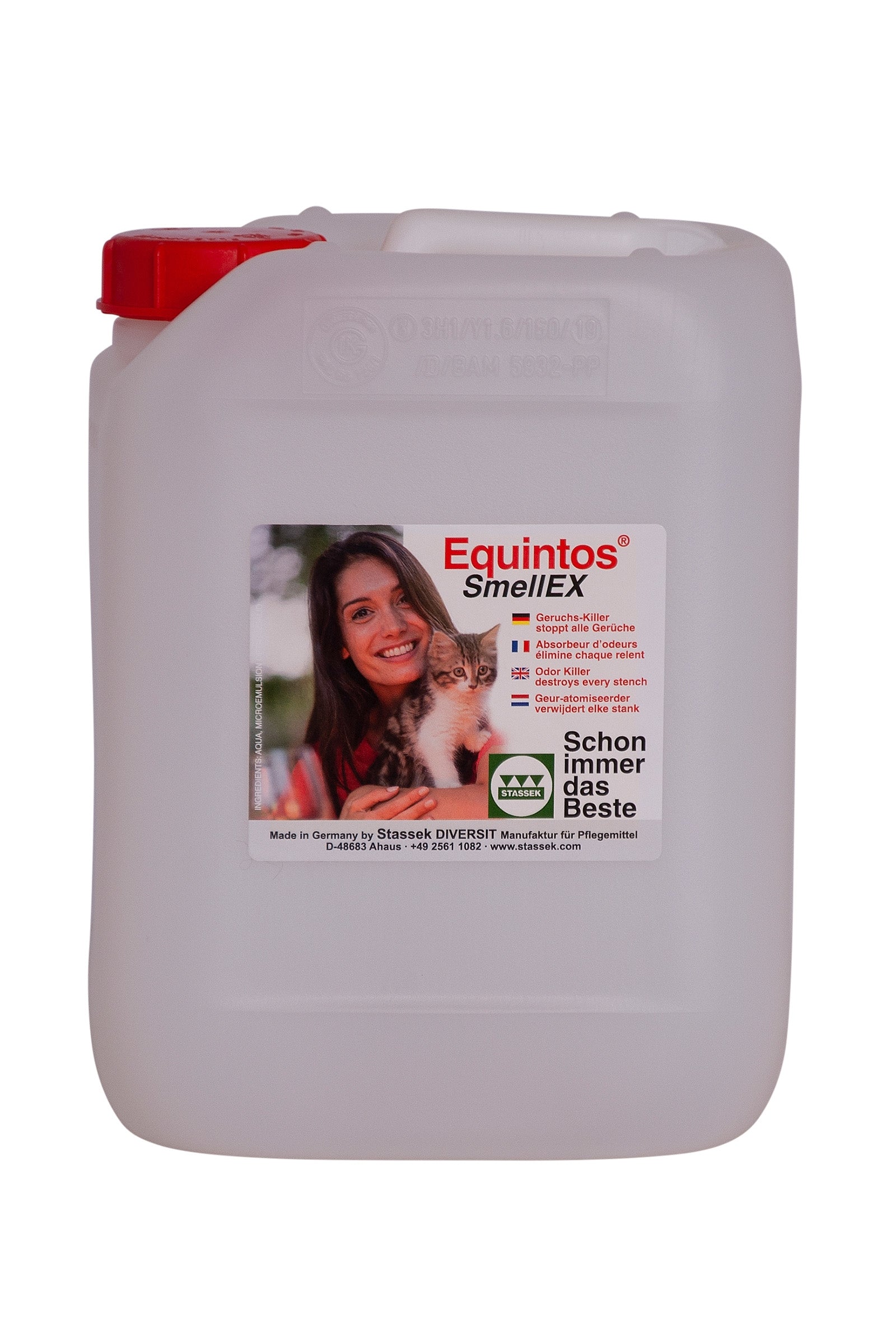 Stassek Equintos SmellEX Geruchsvernichter, 5 Liter Stall-Zubehör