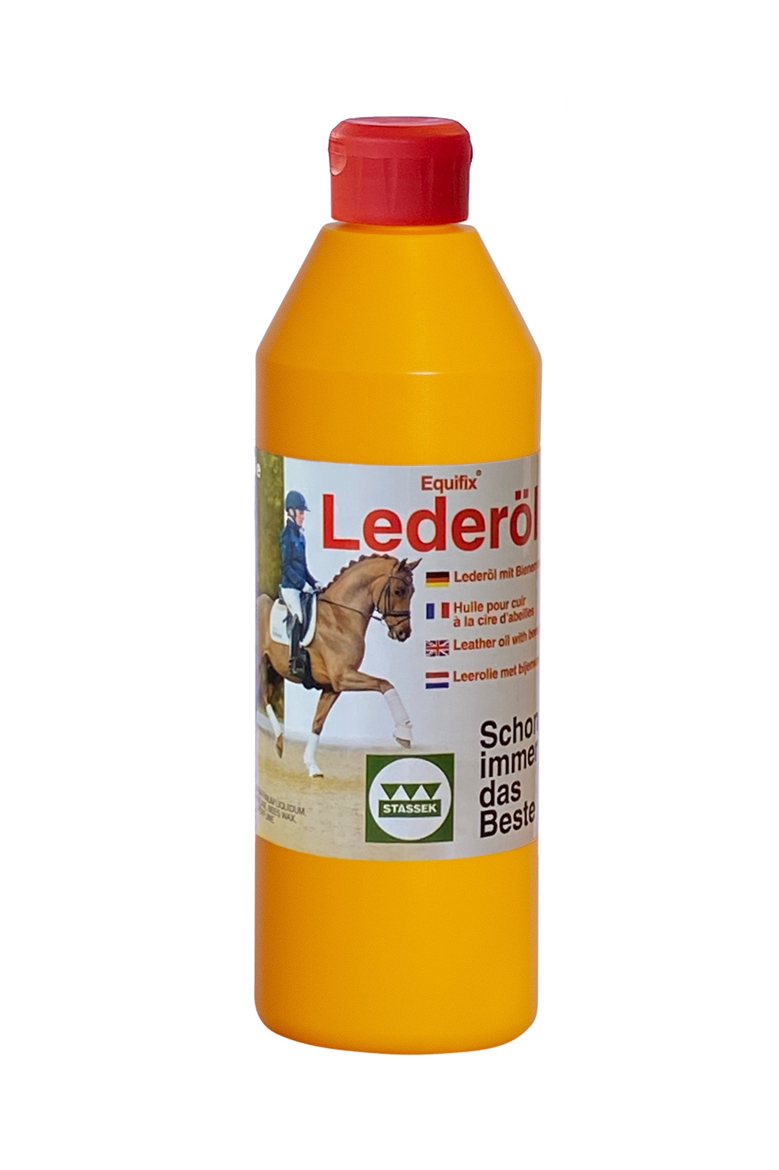 Stassek Equifix Lederöl mit Bienenwachs, 500 ml Pflege