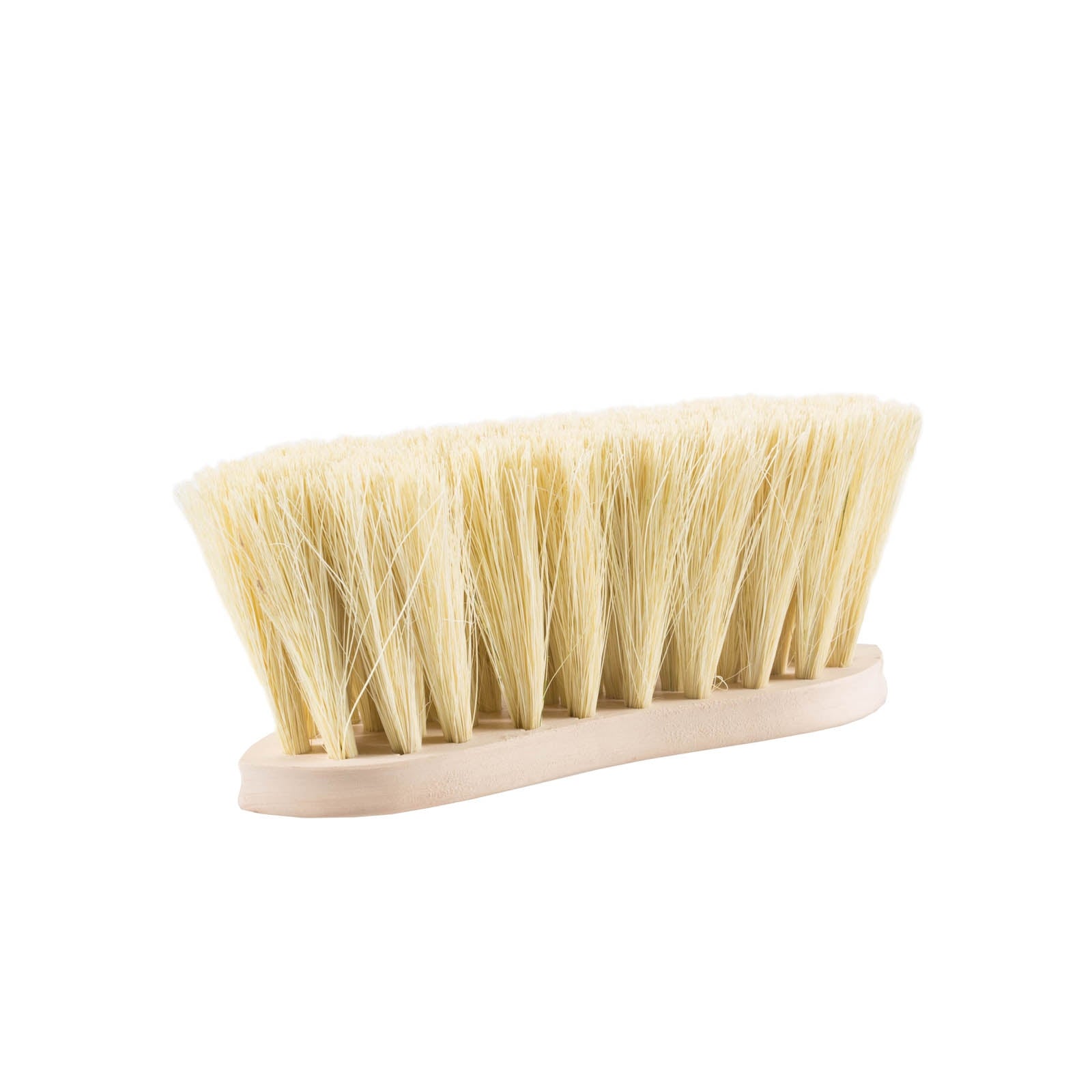 Horze Bürste mit Holzrücken und natürlichen Borsten, 8cm Pferde Putzzeug