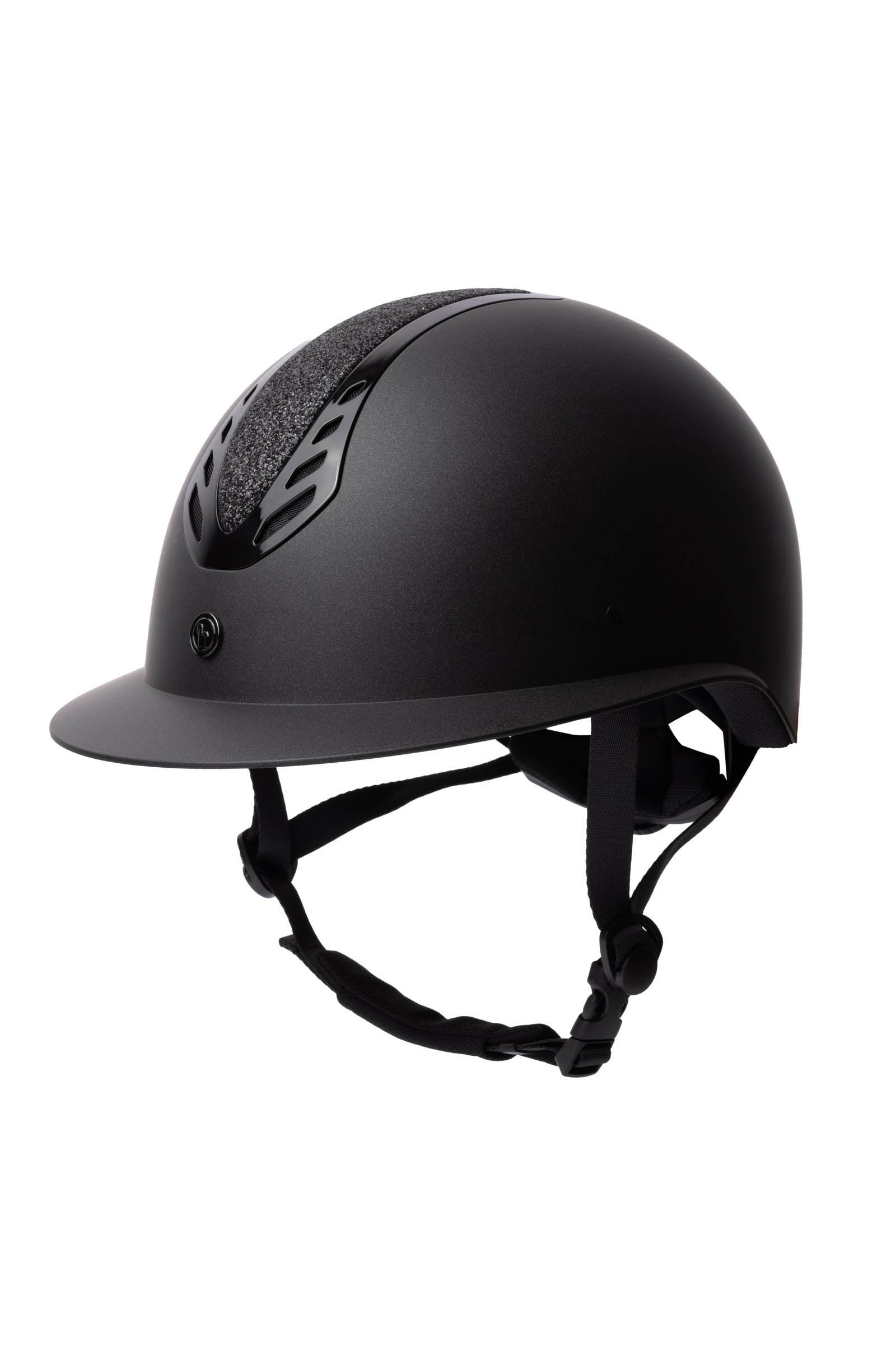 CADENCE Riding Helmet Black Glitter 52-54