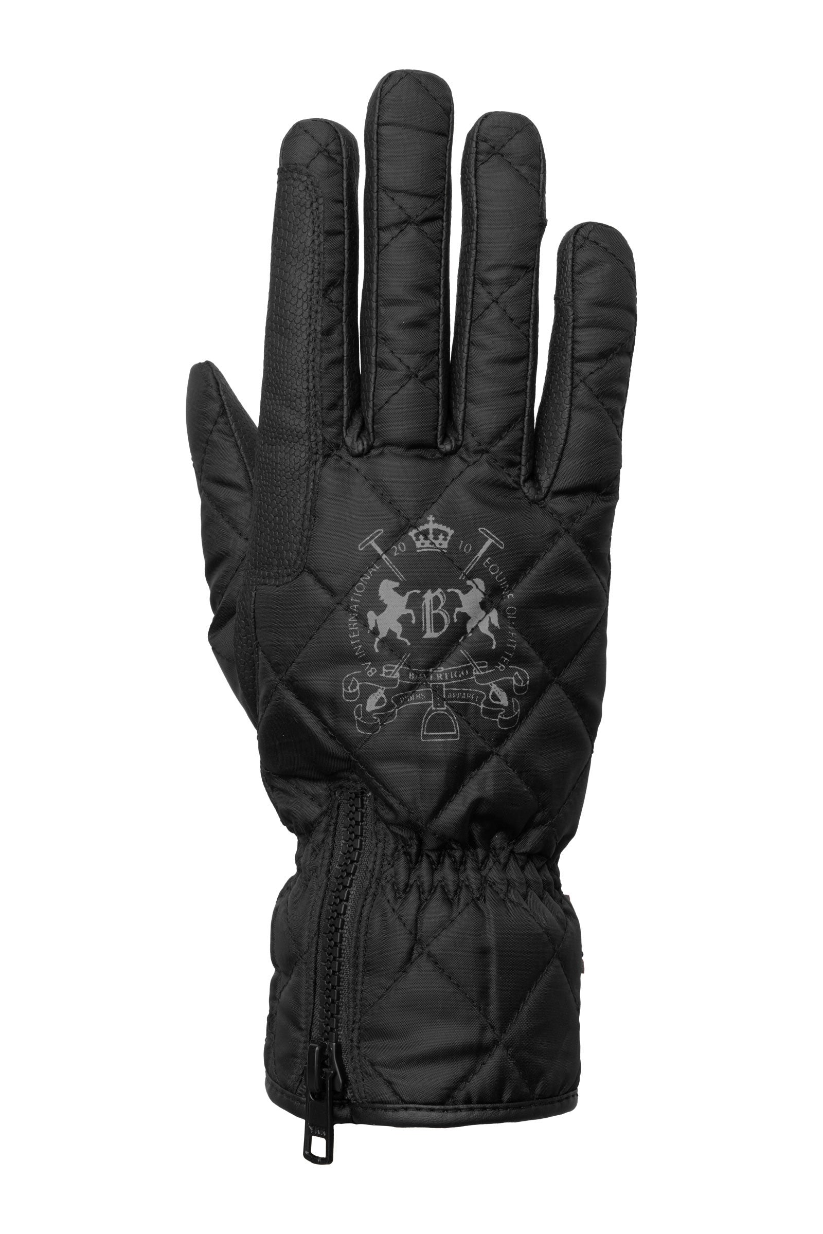 B Vertigo Onyx Waterproof Padded Riding Gloves Riding Gloves