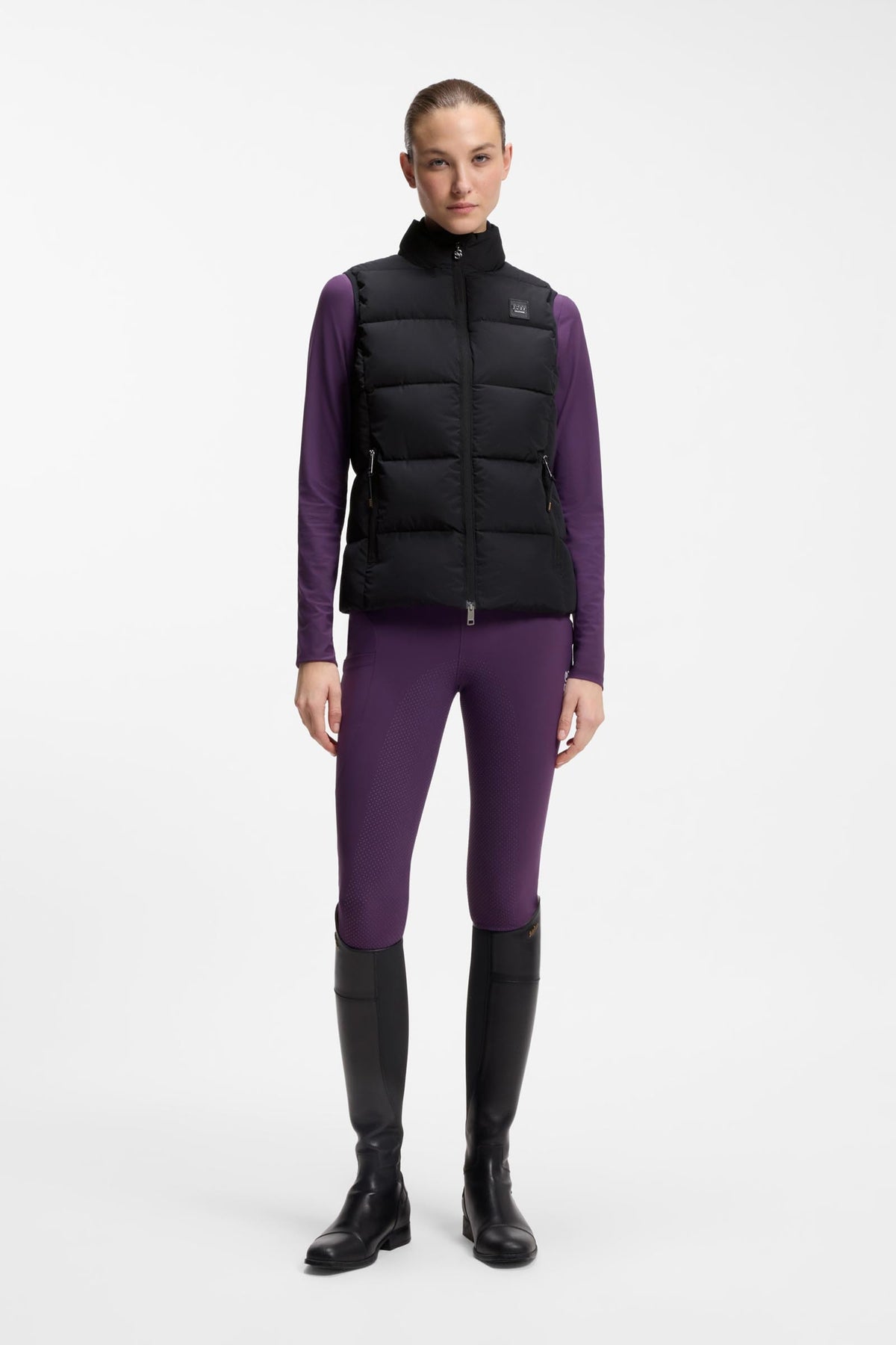 BOSS Equestrian Boss Viola Womens Knitted Puffer Vest Women’s Riding Clothing