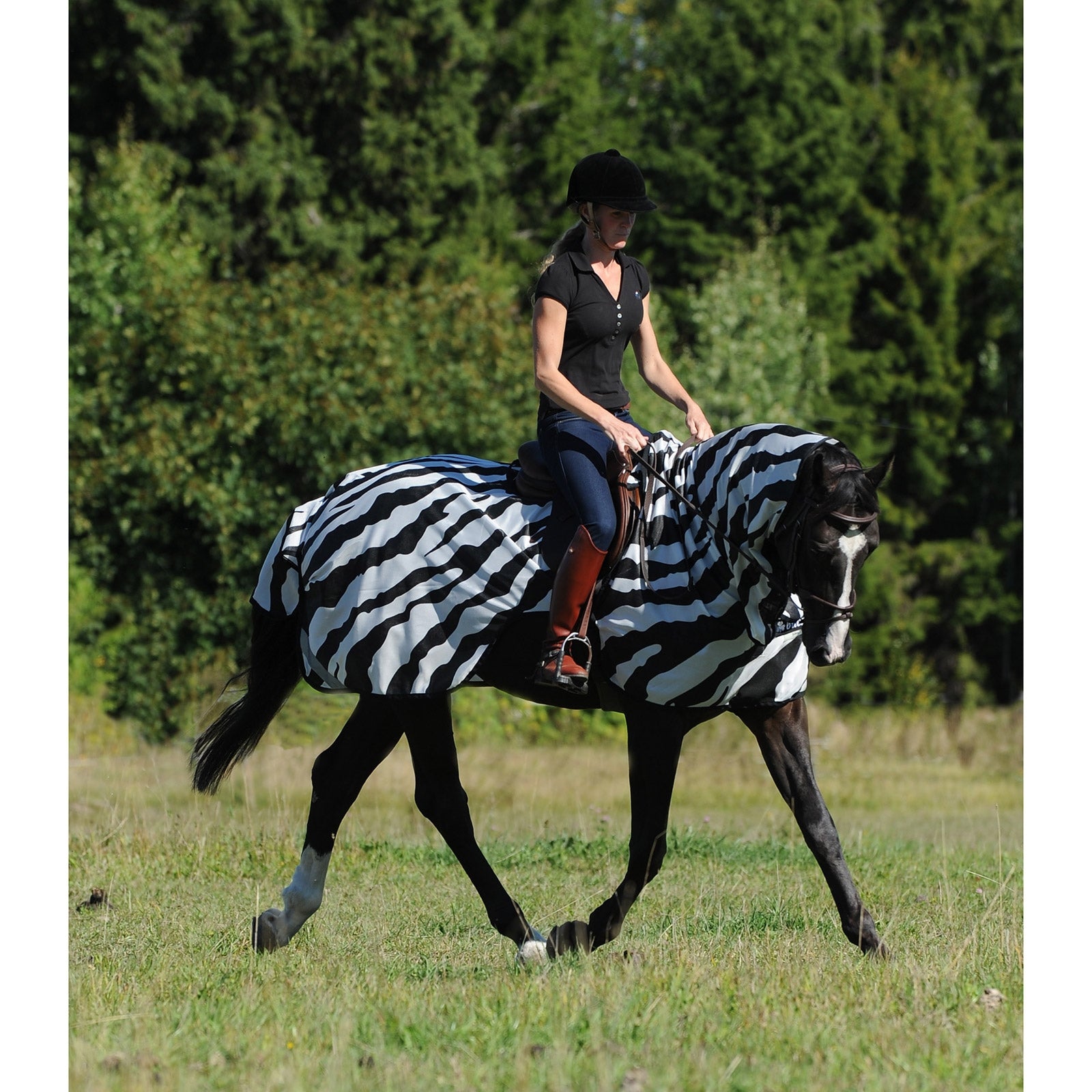 Bucas Buzz-Off Zebra Fly- and Riding Rug Horse Rugs