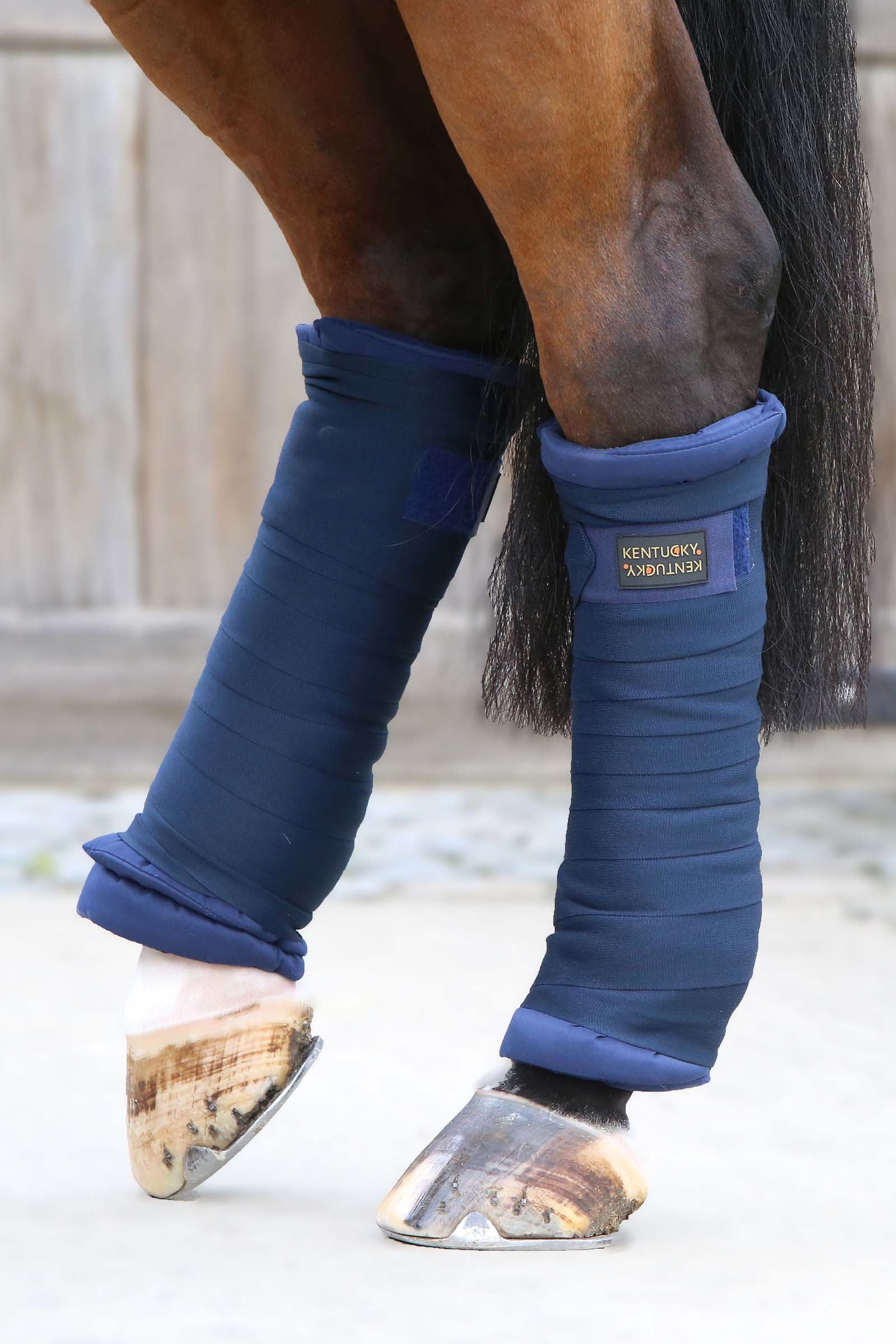 Kentucky Horsewear gesteppte Bandagierunterlage, 4er-Set Leg Protection & Hoof Protection for Horses
