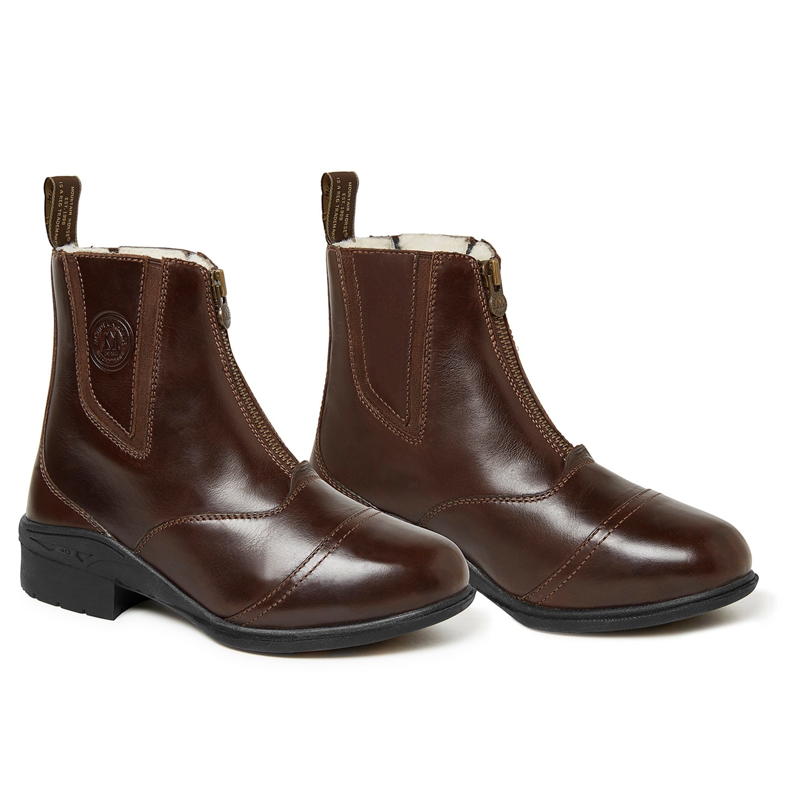 Mountain Horse Aurora Damen Winter-Stallschuhe mit Reißverschluss Reitstiefel & Reitschuhe