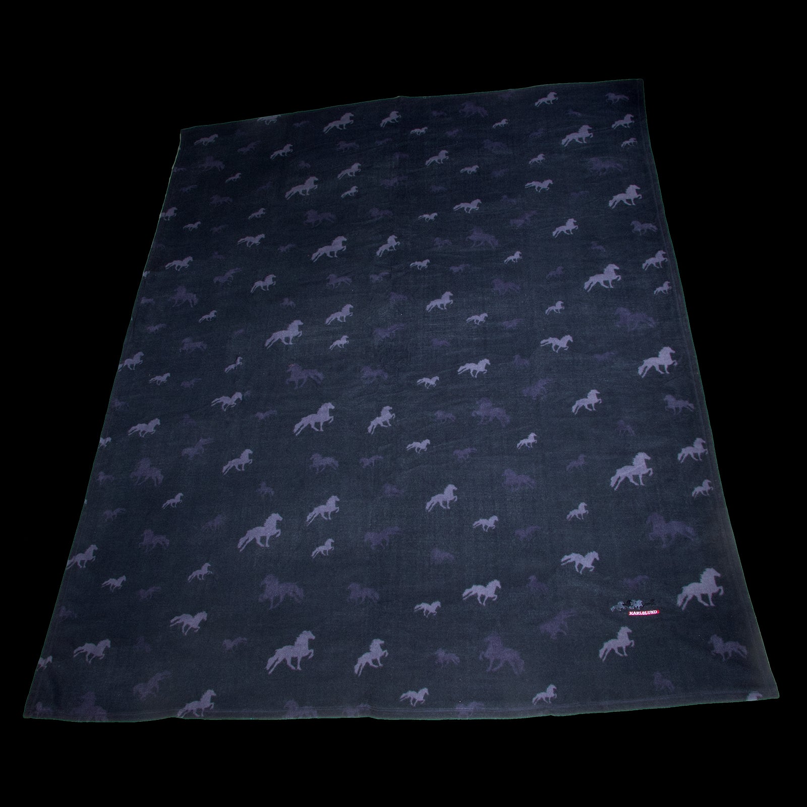 Karlslund Fleece Sofadecke mit Pferd Geschenkartikel