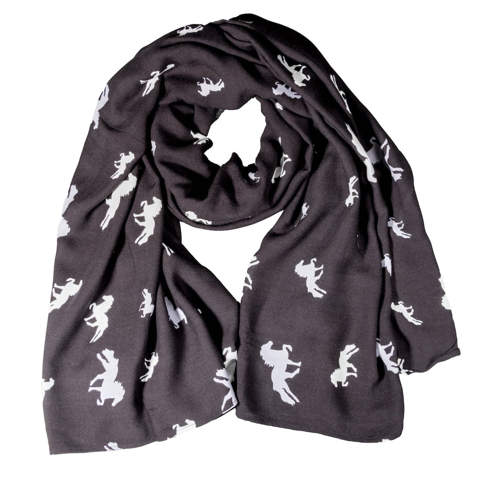 Karlslund Schal mit Pferdeprint Accessoires