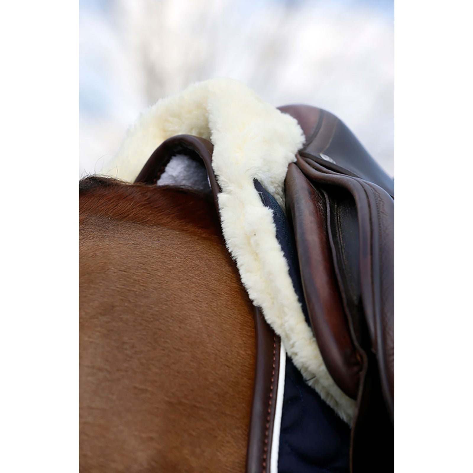 Kentucky Horsewear Absorb Sheepskin Half Pad Saddle Pads