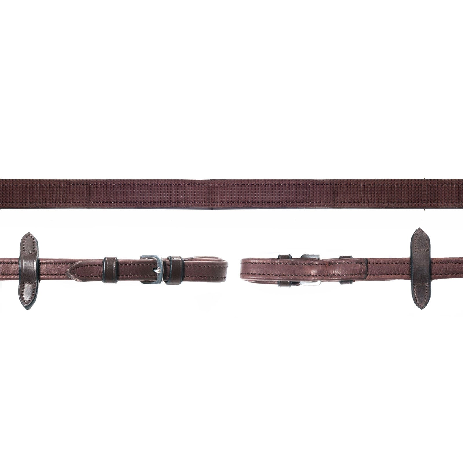 Schockemöhle Sports Schockmöhle Sports Durasoft Leder Grip Zügel, Nylon, gummiert Trensenzäume & Zügel