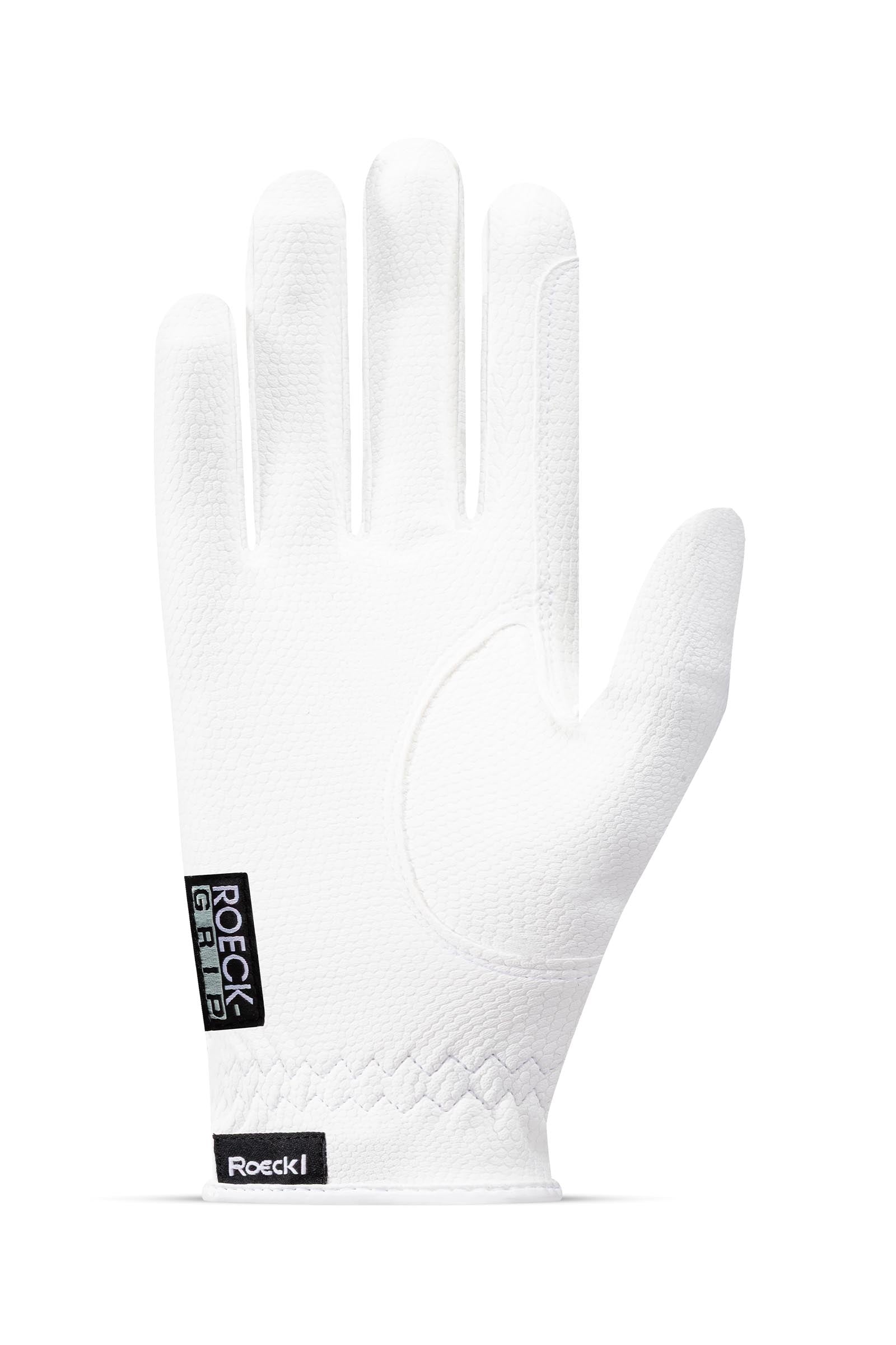 Roeck-Grip Durable Reithandschuhe White 6