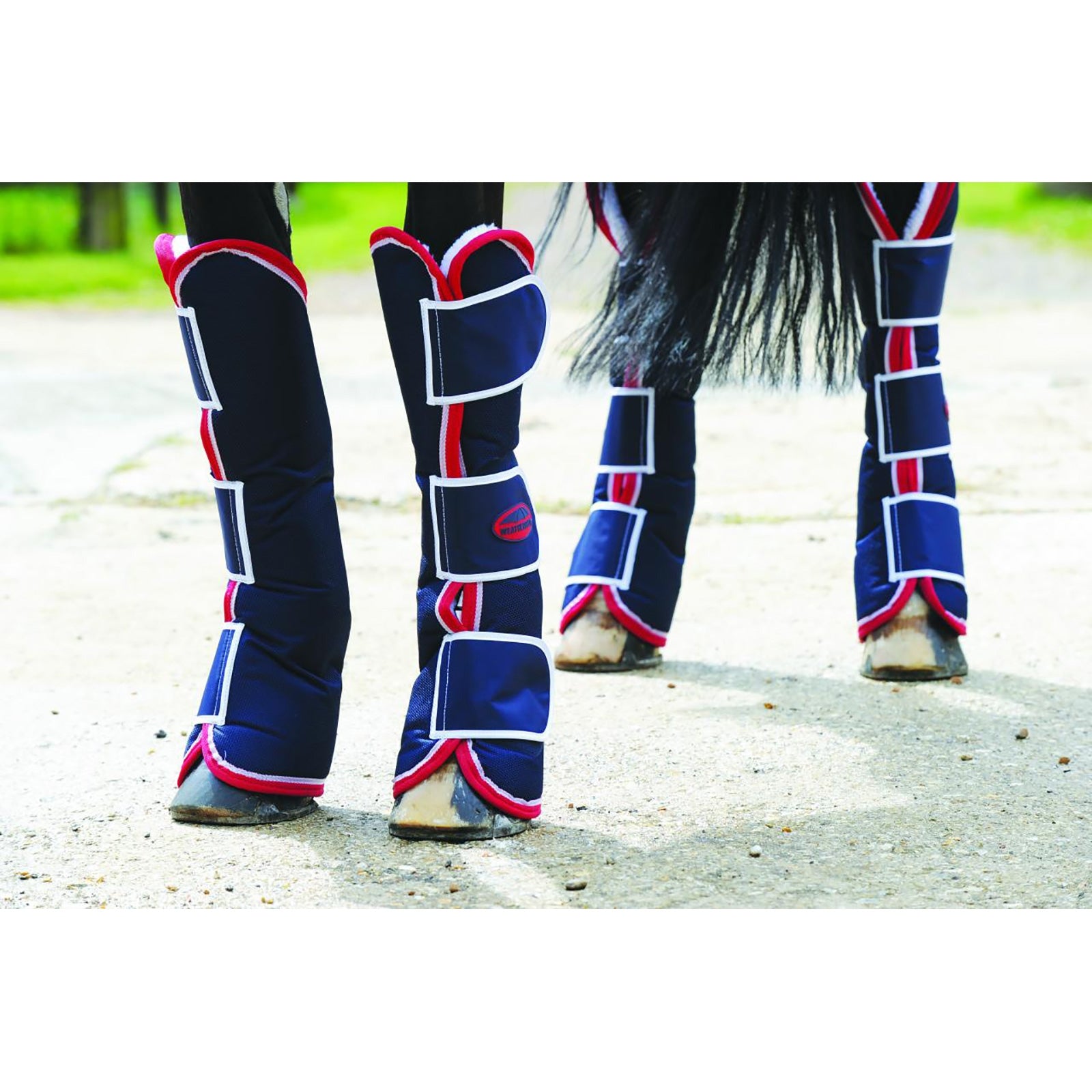 Weatherbeeta Wide Tab lange Transportgamaschen Leg Protection & Hoof Protection for Horses