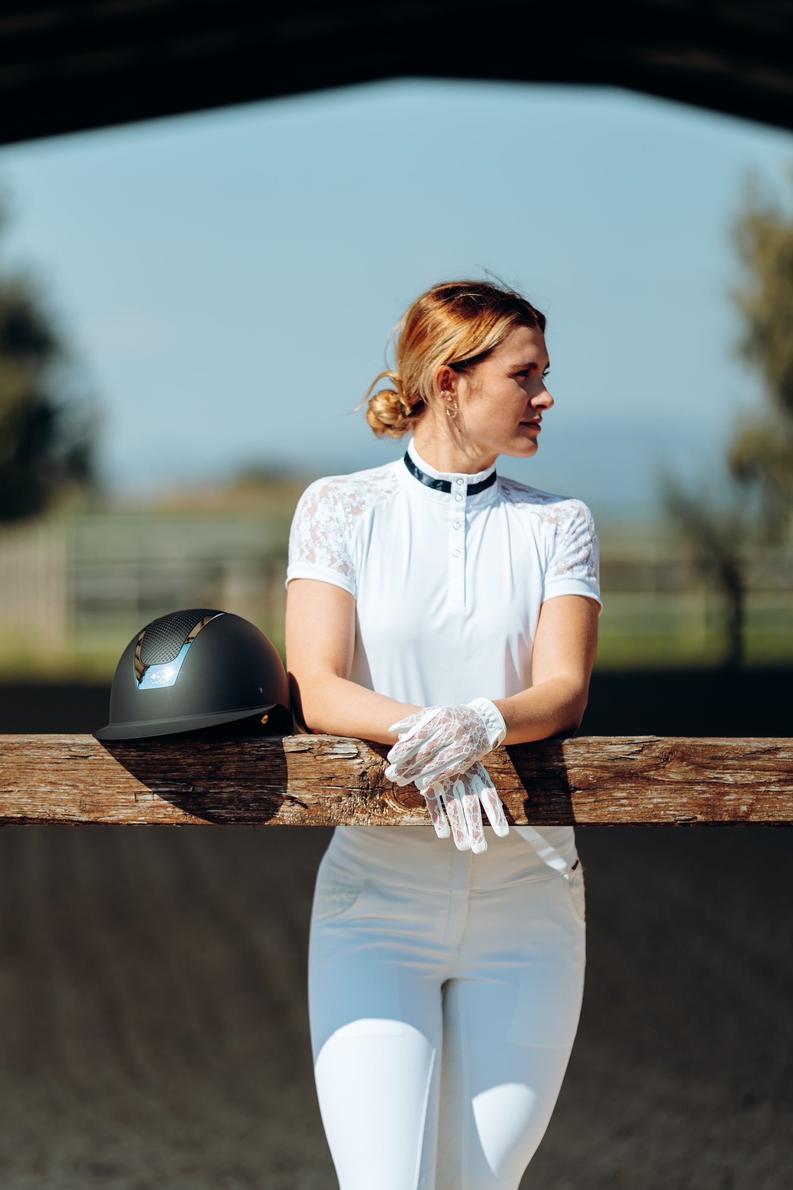 B Vertigo Women's Lace Riding Gloves Riding Gloves