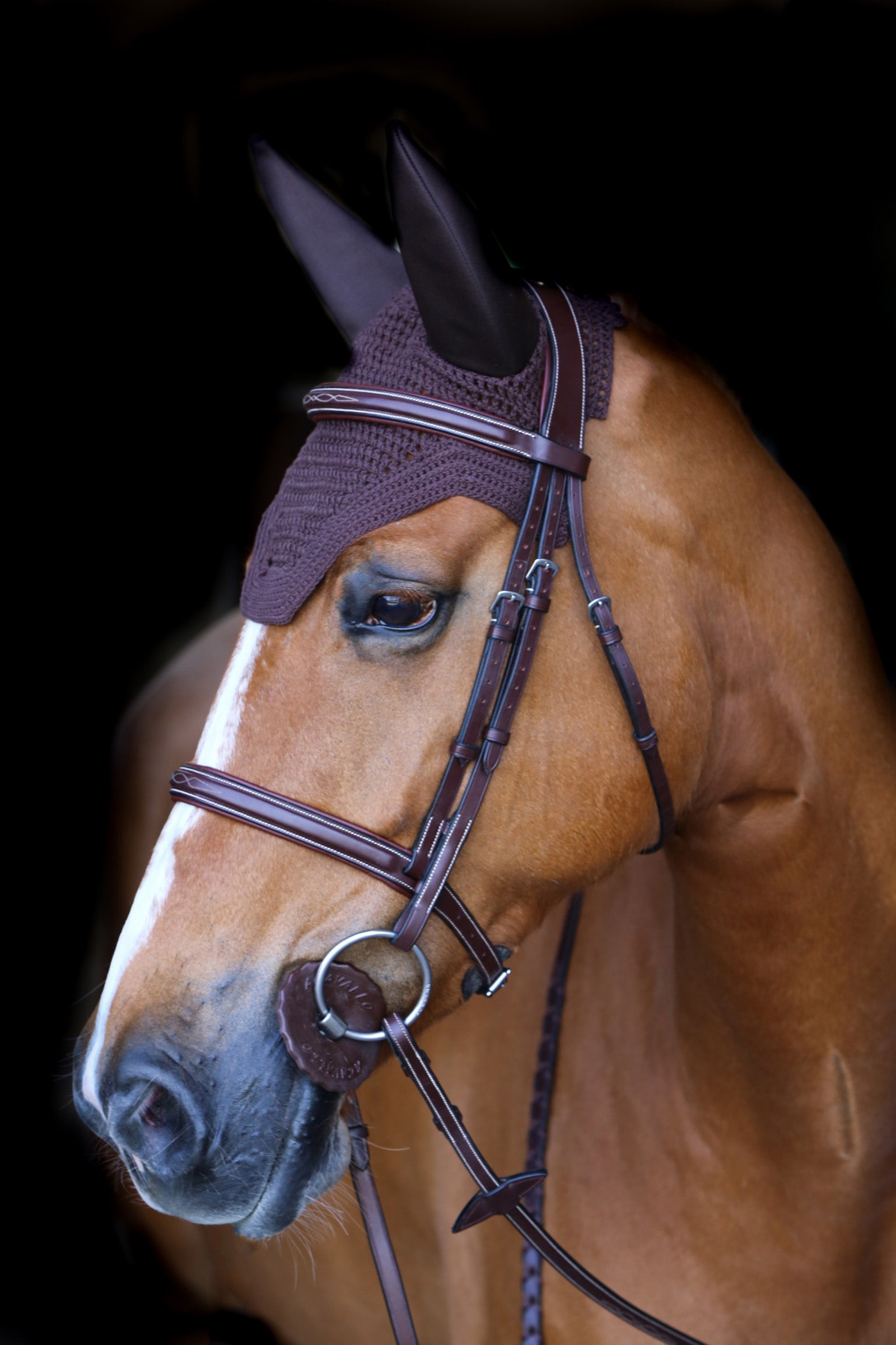 Kentucky Horsewear Wellington Fliegenhaube Schalldicht Schabracken