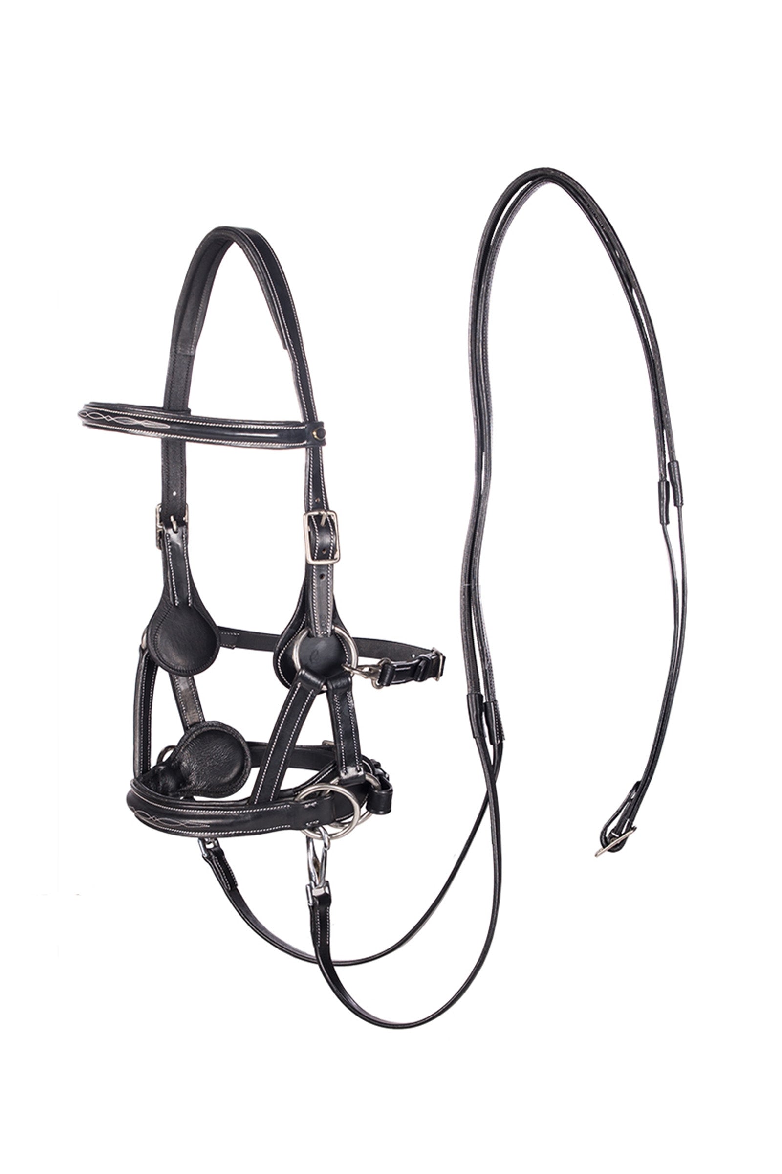 F.R.A. Freedom Riding Articles Flandy side Pull (System 3) Englisches Leder Trensenzäume & Zügel