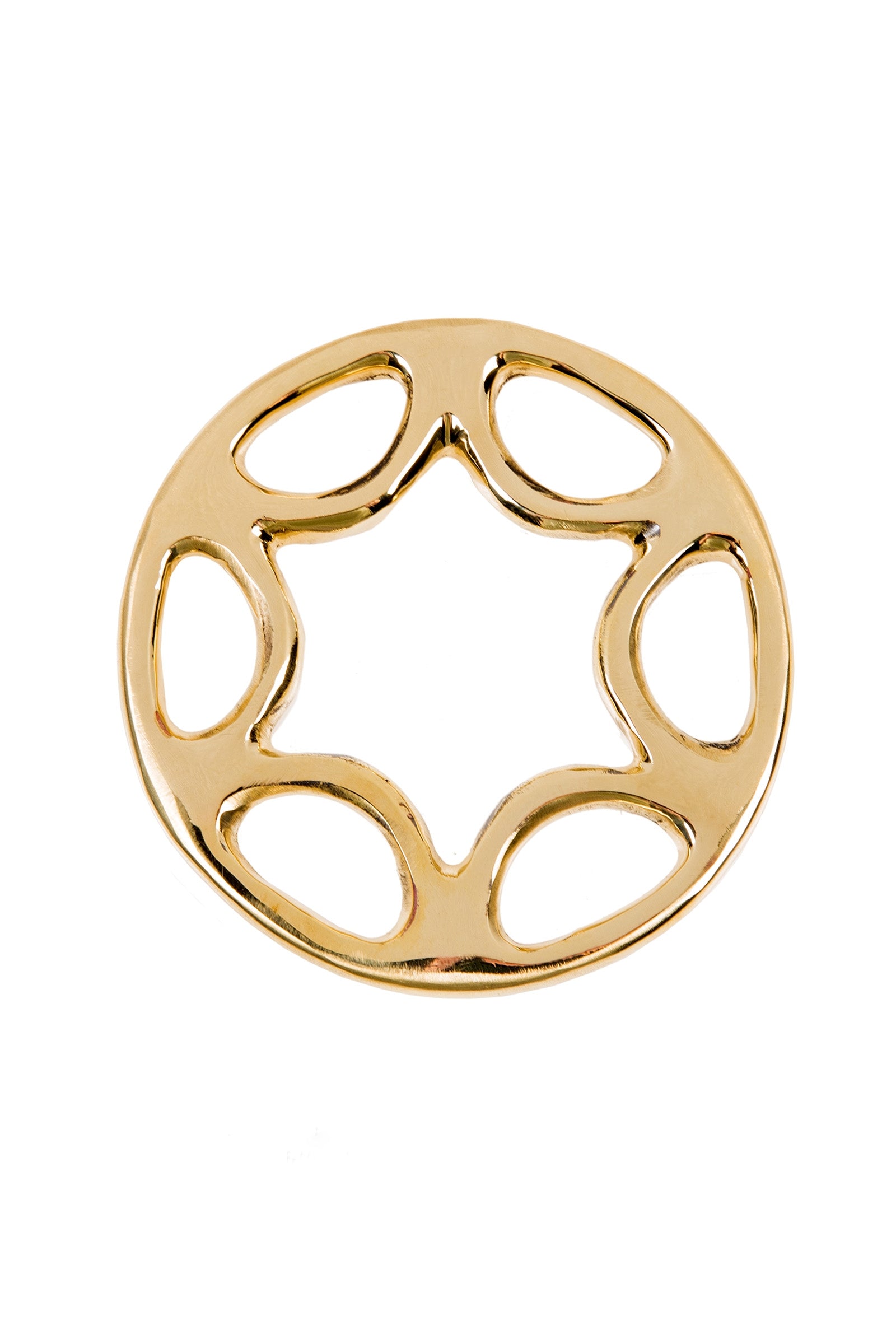 F.R.A. Freedom Riding Articles Star Set Flower Hackamore Brass, 85mm Gebisse