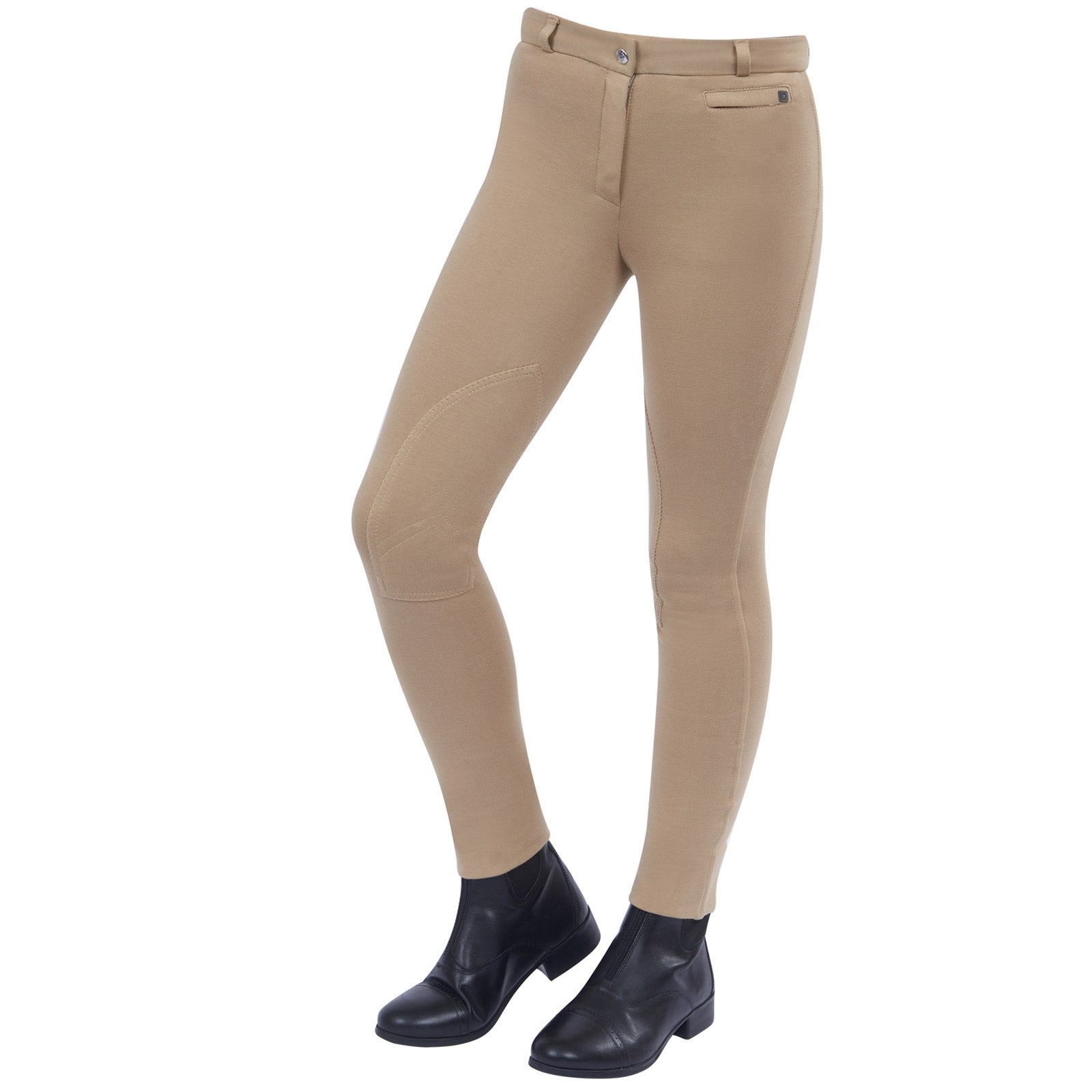 Dublin Supa-Fit Jodhpur Reißverschluss-Reithose mit Kniebesatz, Junior Kinder Reitbekleidung