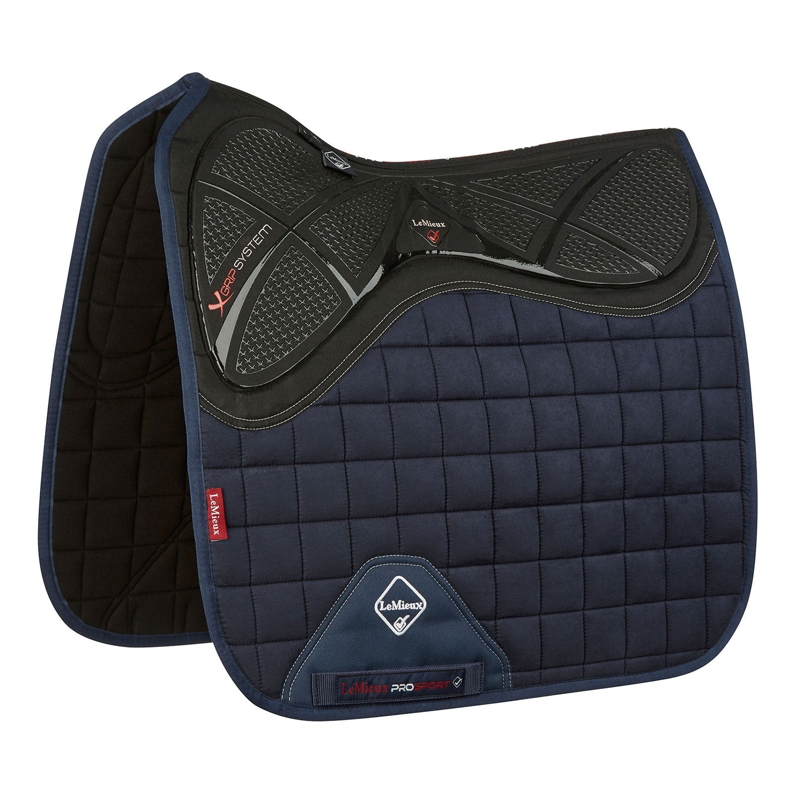 LeMieux X-Grip Silicone Square Dressurschabracke Schabracken
