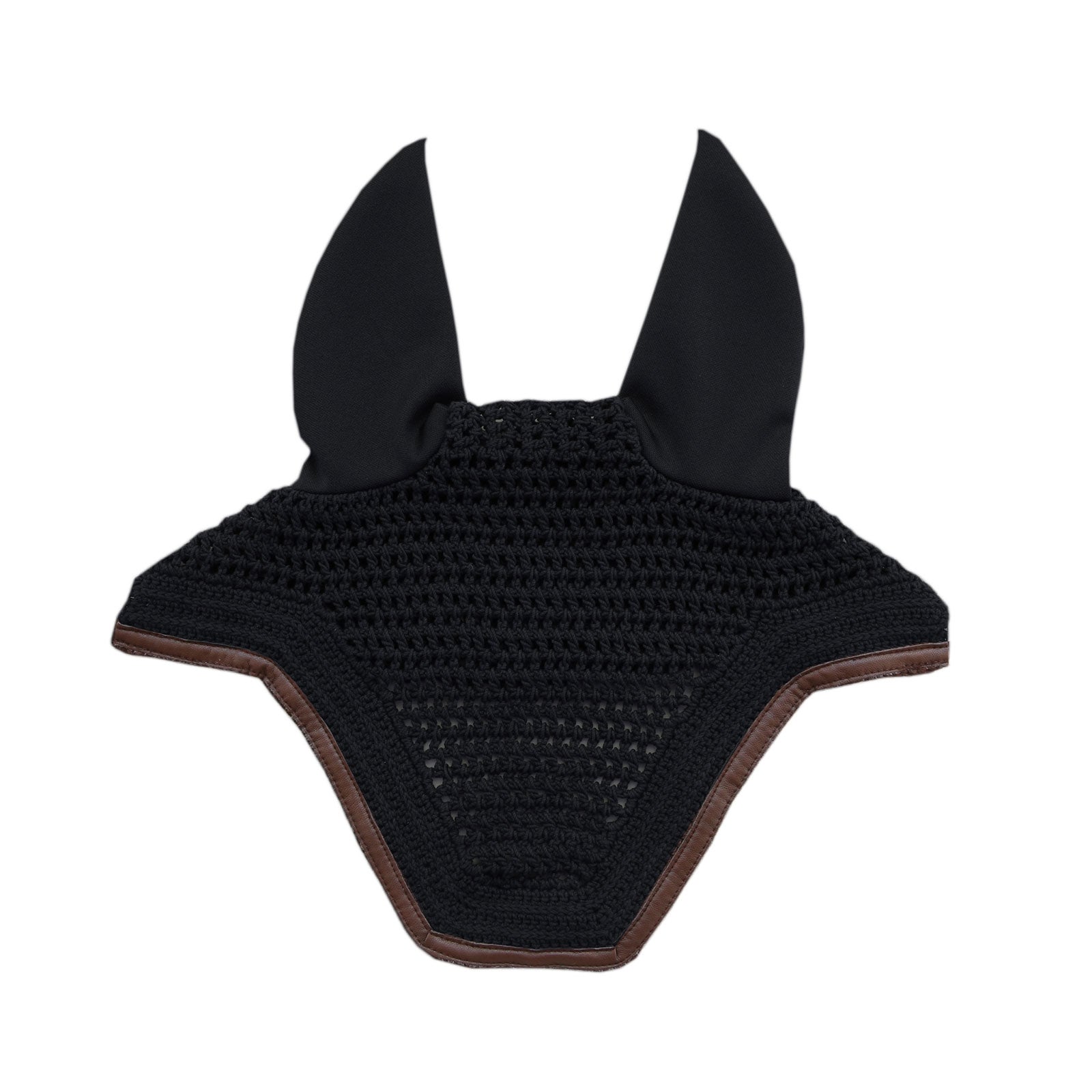 Kentucky Horsewear Fliegenmütze Wellington Leather Schabracken