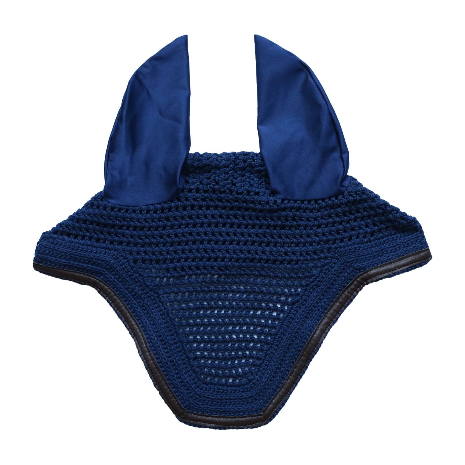 Kentucky Horsewear Fliegenmütze Wellington Leather Schabracken