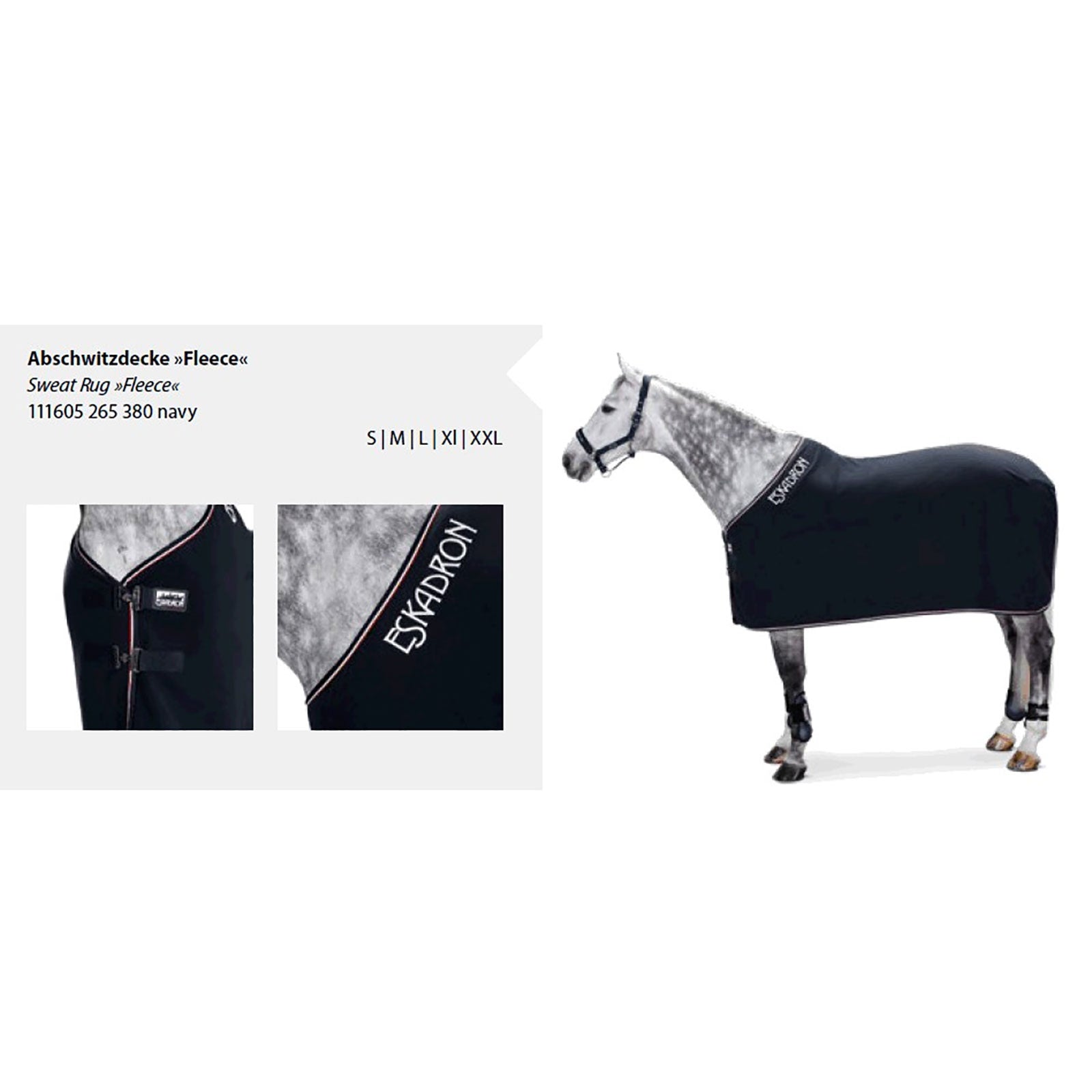 Eskadron Fleece Abschwitzdecke Pferdedecken
