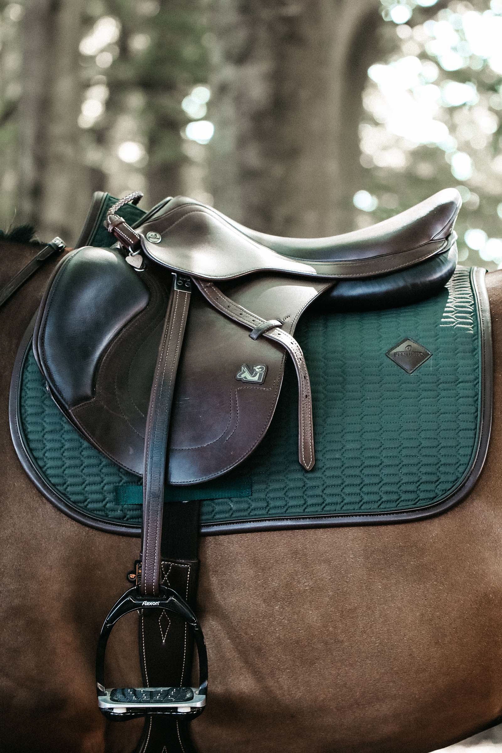 Kentucky Horsewear Saddle Pad Color Edition Leather Jumping Saddle Pads