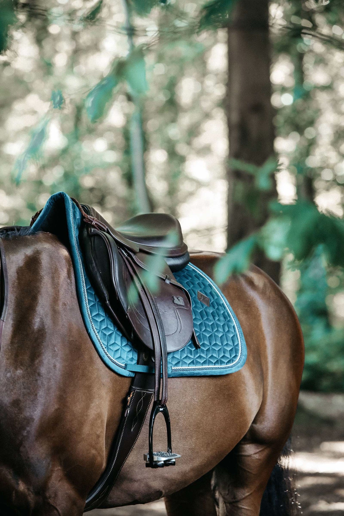 Kentucky Horsewear Velvet Jumping Saddle Pad Saddle Pads