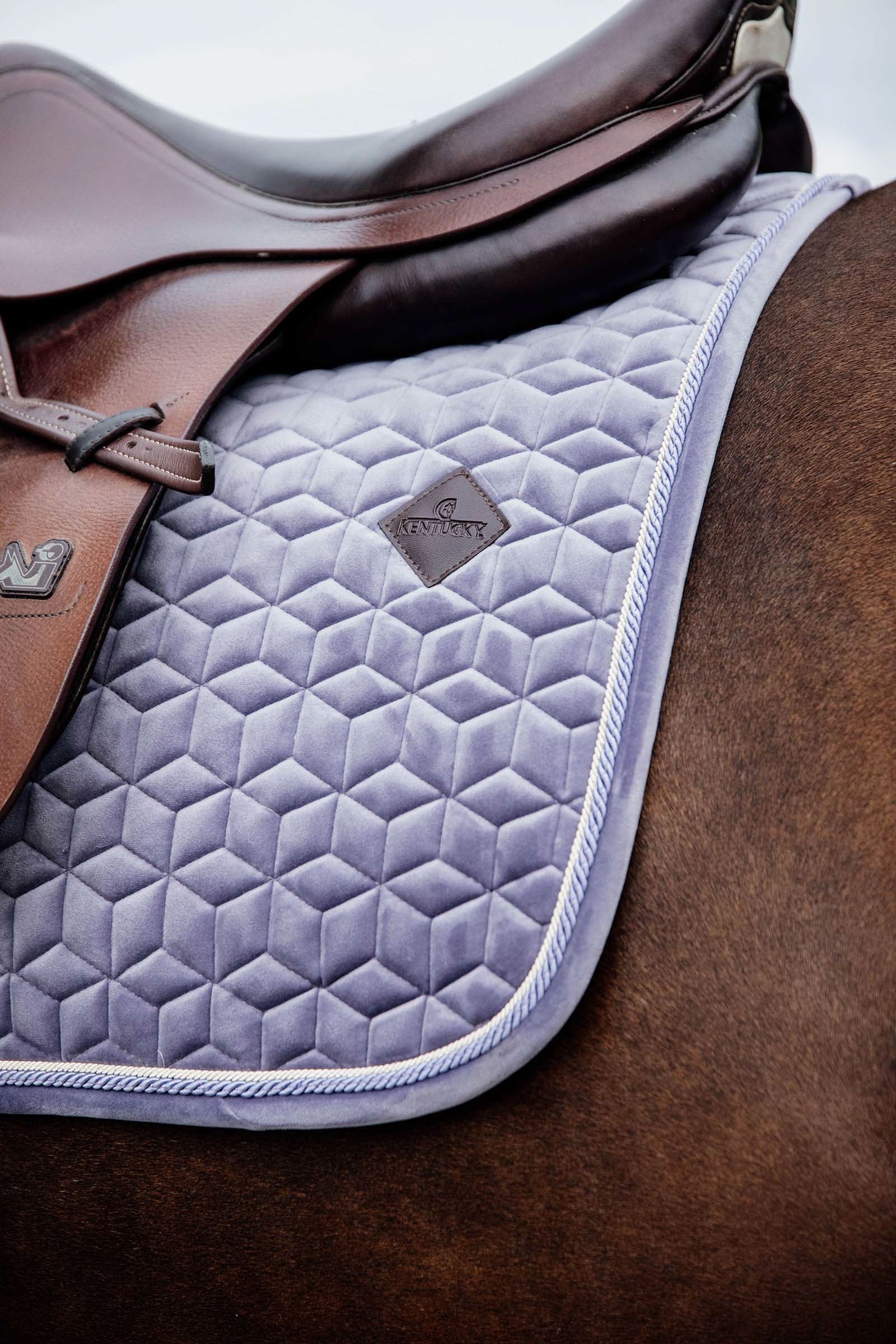 Kentucky Horsewear Velvet Jumping Saddle Pad Saddle Pads