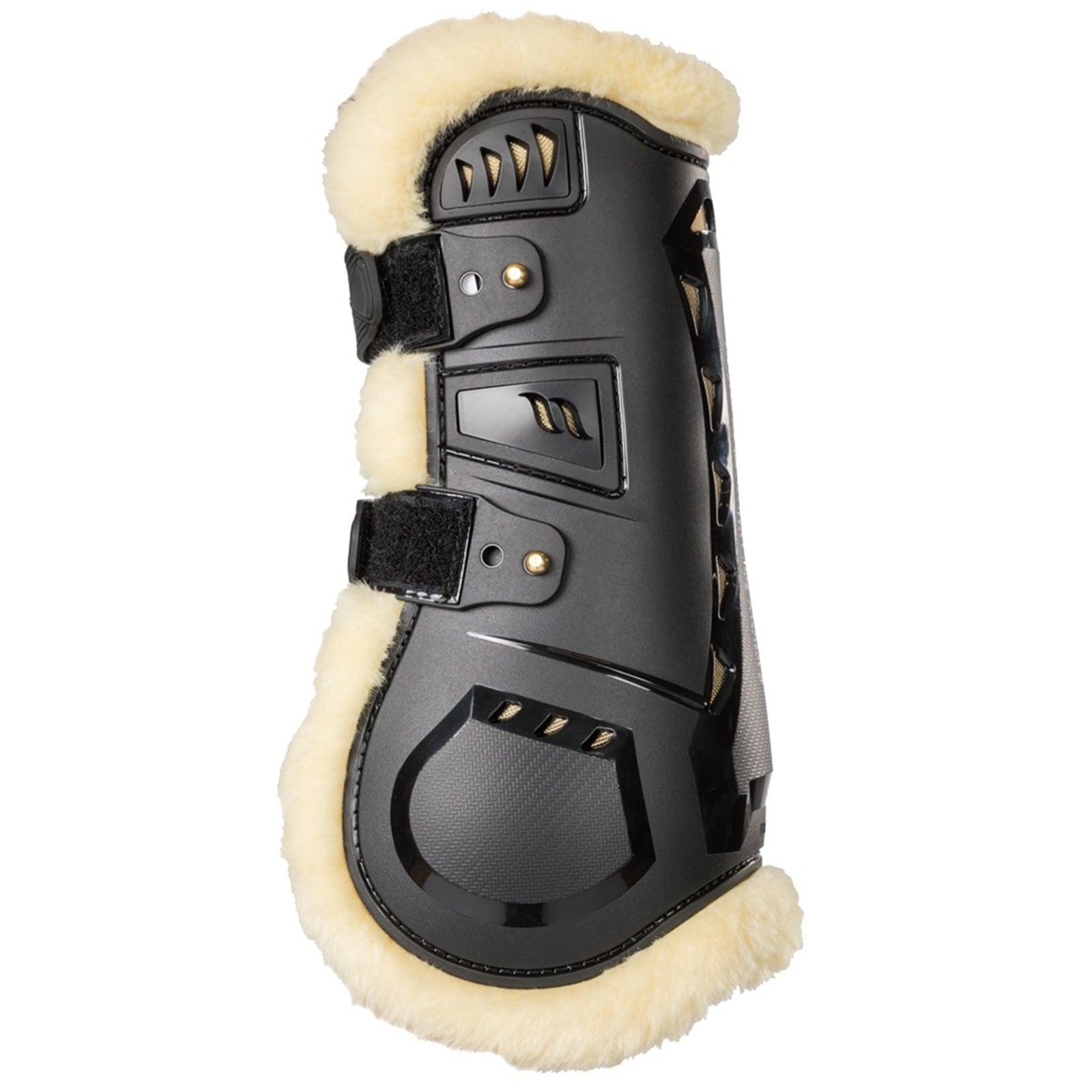 Back on Track AirFlow Springgamaschen mit Kunstfell Leg Protection & Hoof Protection for Horses