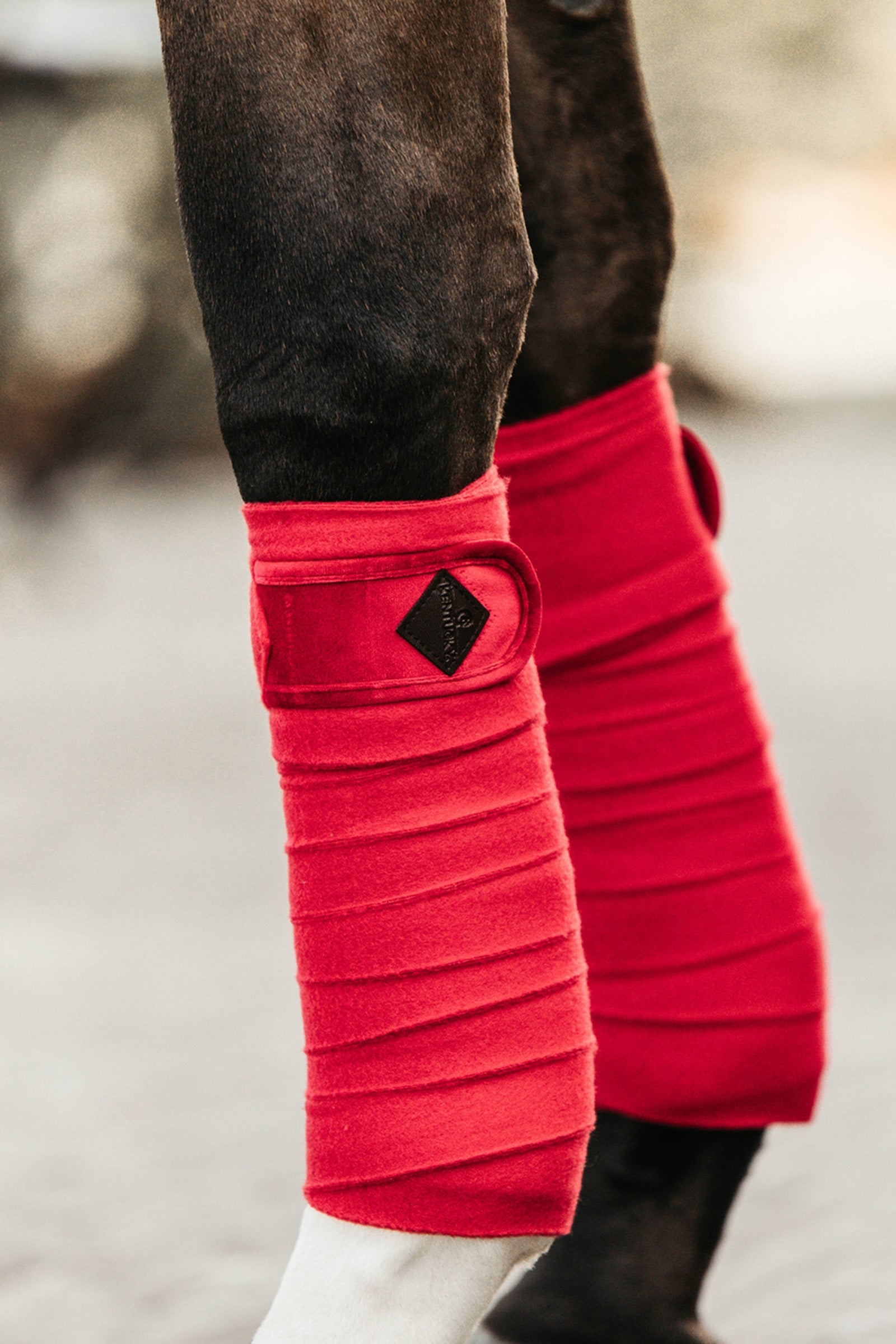 Kentucky Horsewear Velvet Polar Fleece Bandages Leg Protection & Hoof Protection for Horses